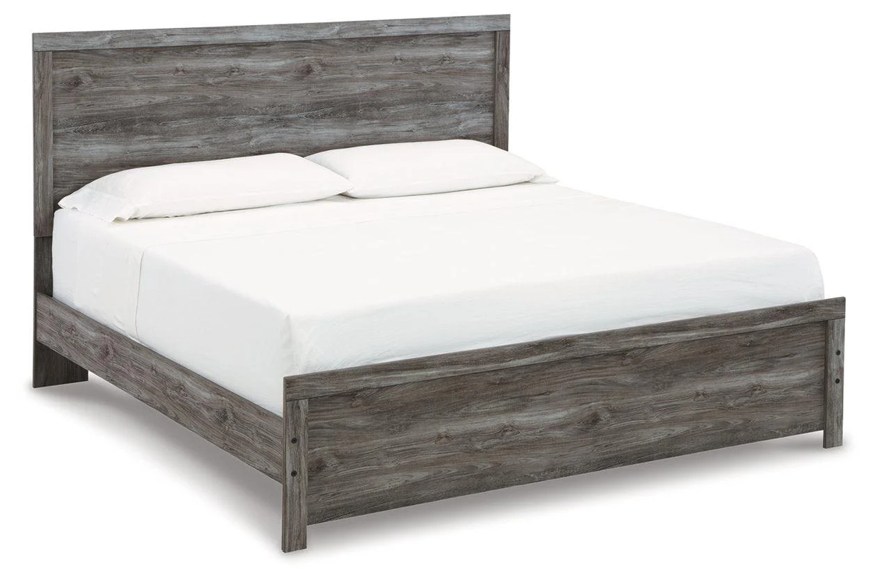 Bronyan Dark Gray King Panel Bed - Image 6