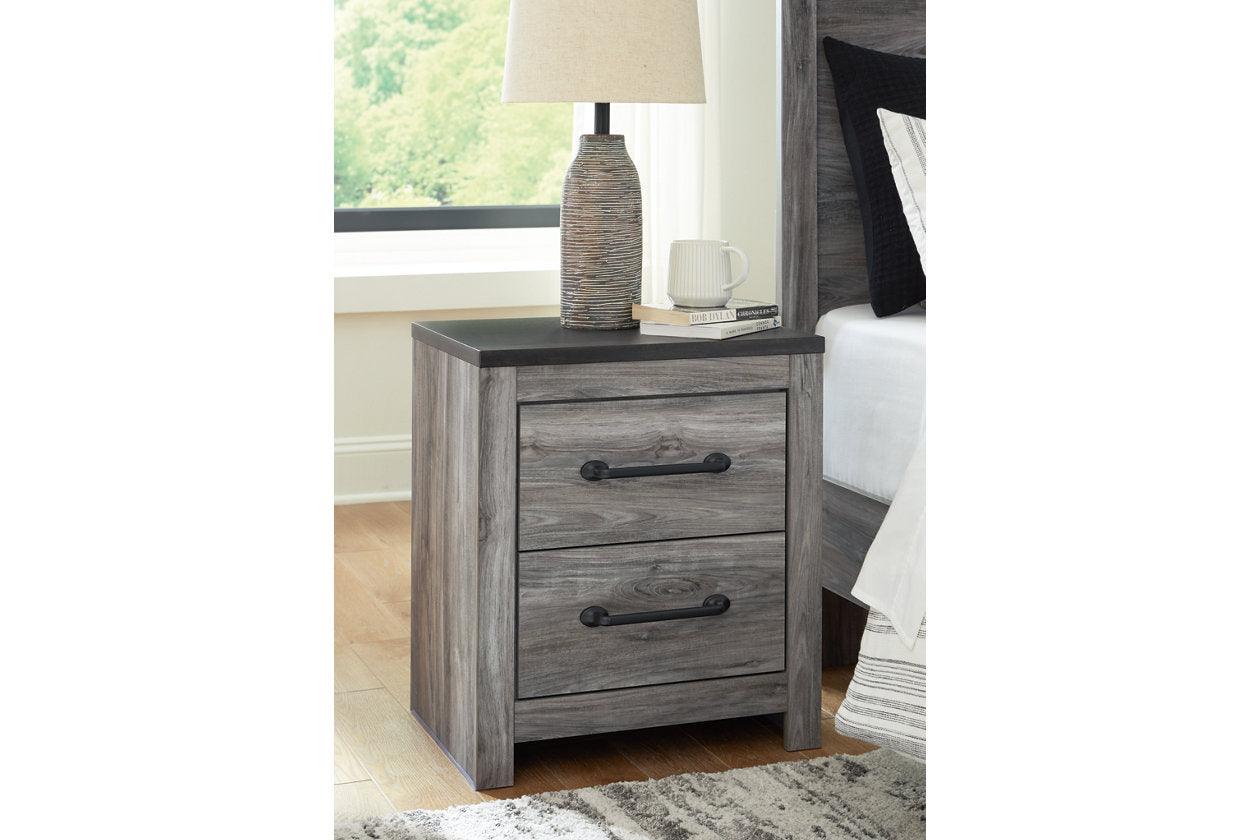 Bronyan Dark Gray Nightstand - Image 9