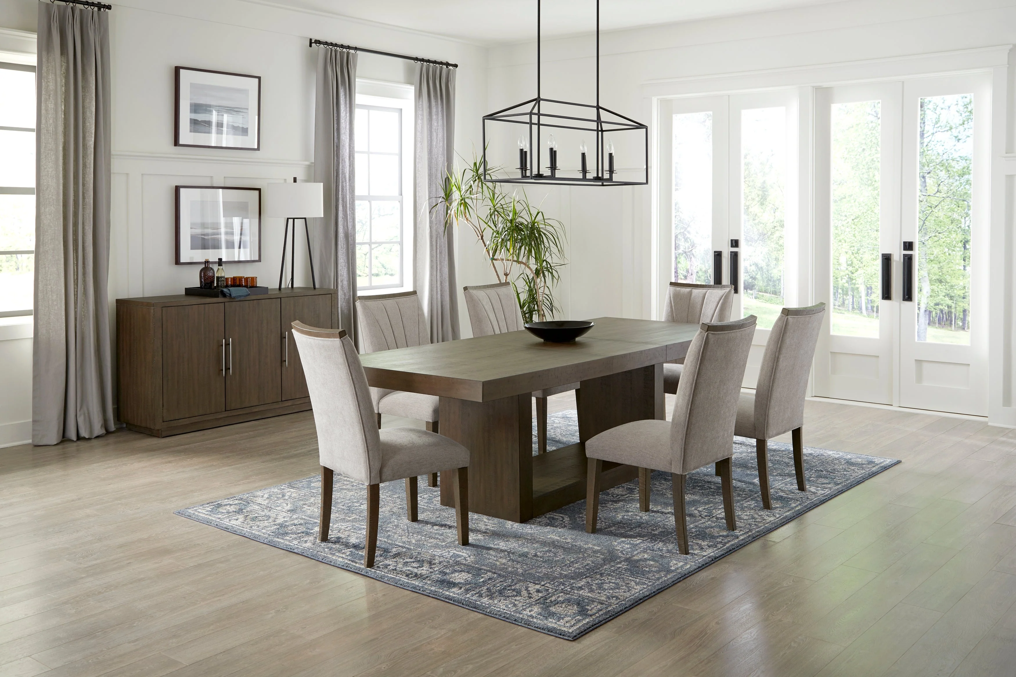 Brookings Gray/Brown Dining Side Chair, Set of 2 - Image 6