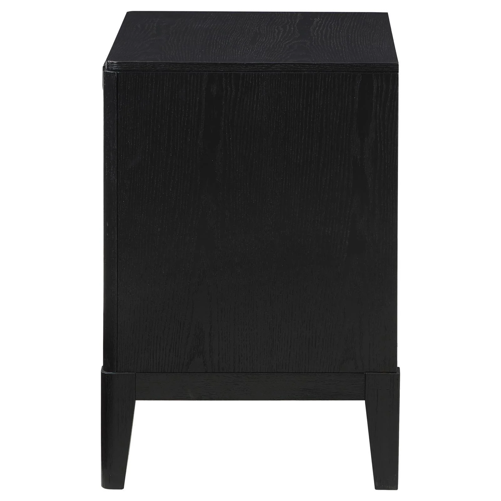 Brookmead Black 2-Drawer Nightstand - Image 5