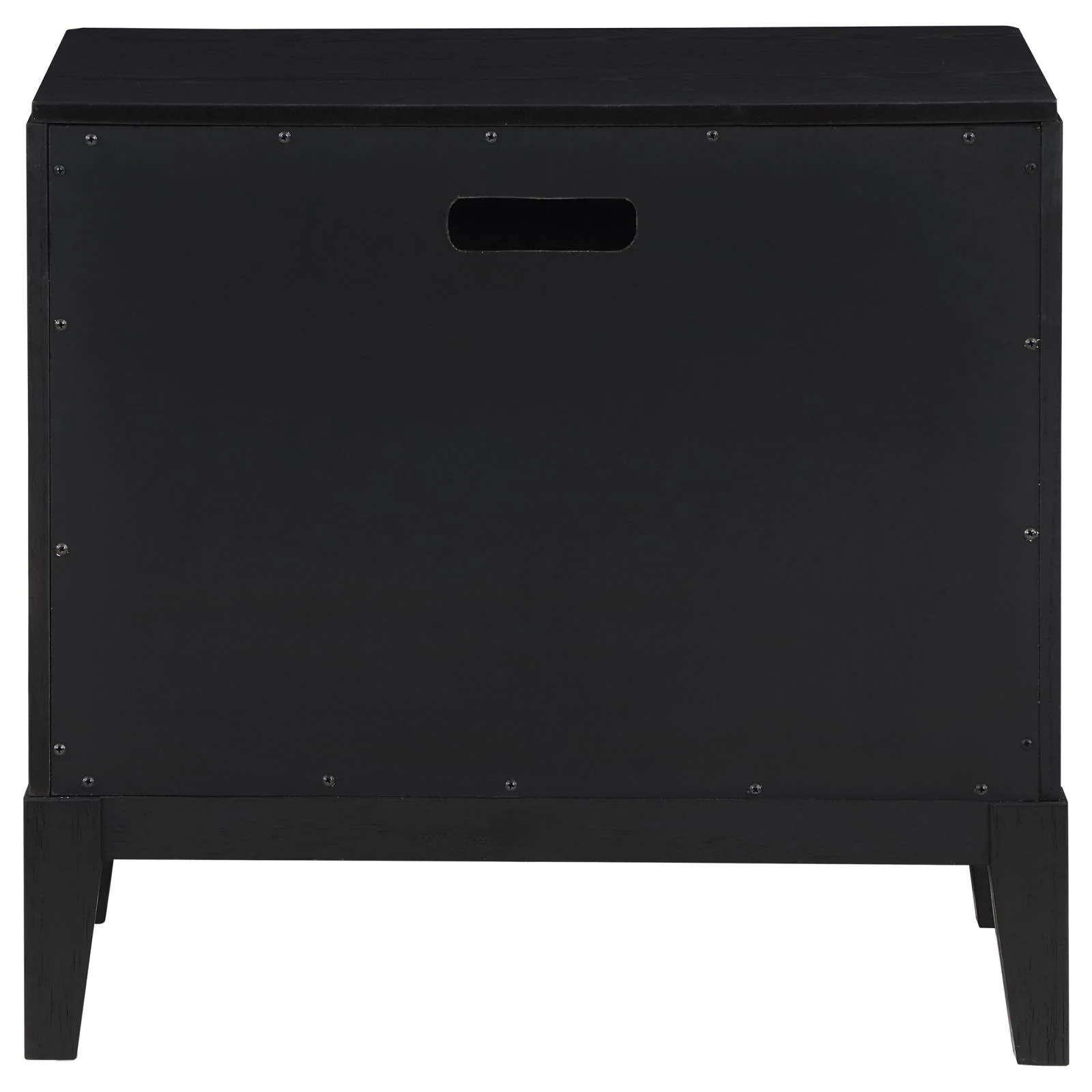 Brookmead Black 2-Drawer Nightstand - Image 7