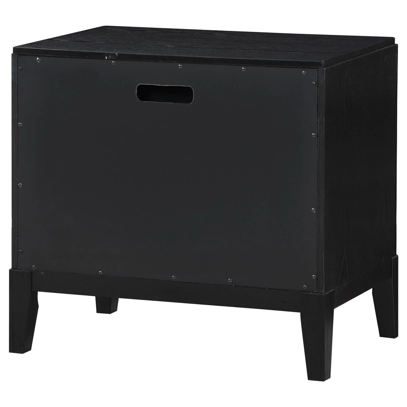 Brookmead Black 2-Drawer Nightstand - Image 8