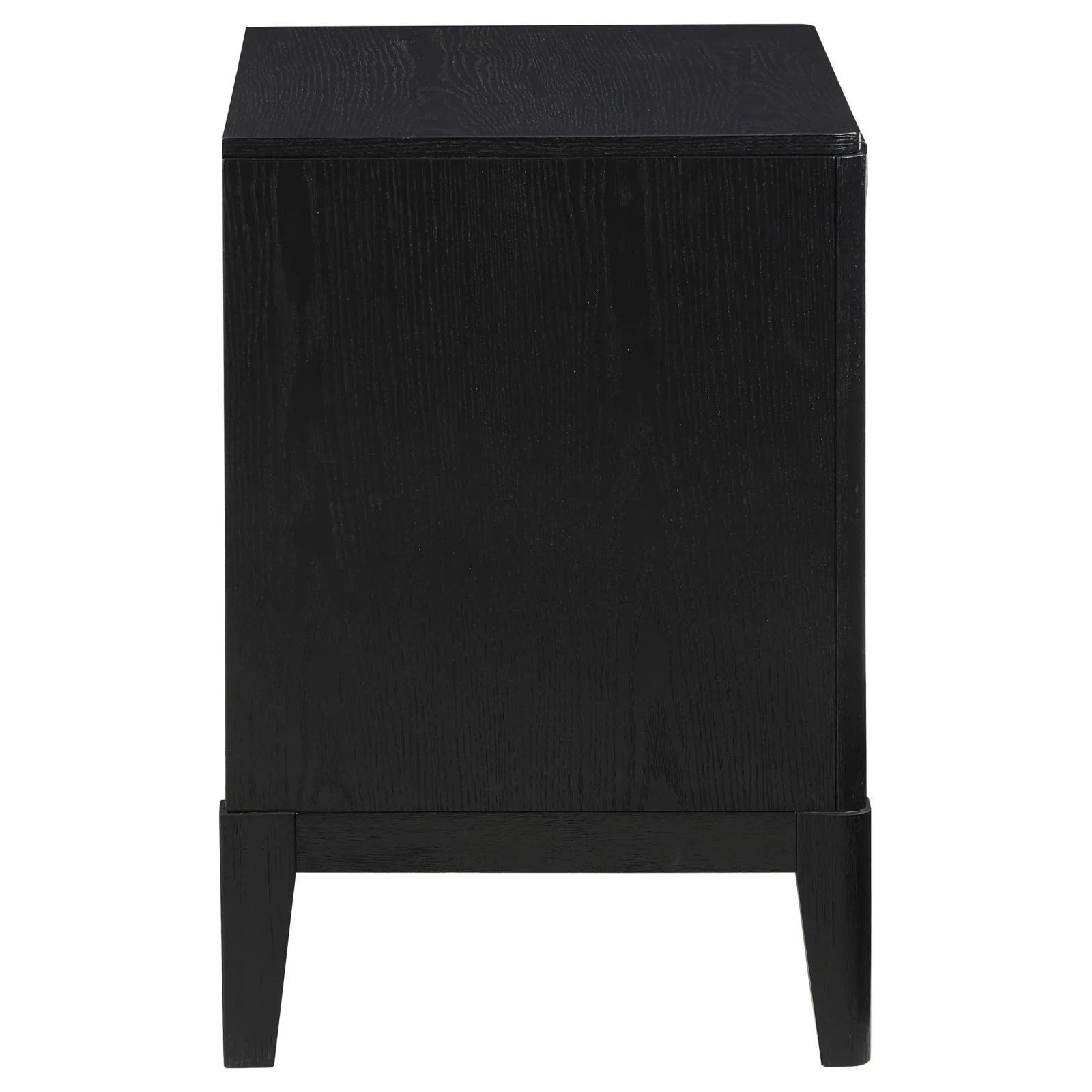 Brookmead Black 2-Drawer Nightstand - Image 9