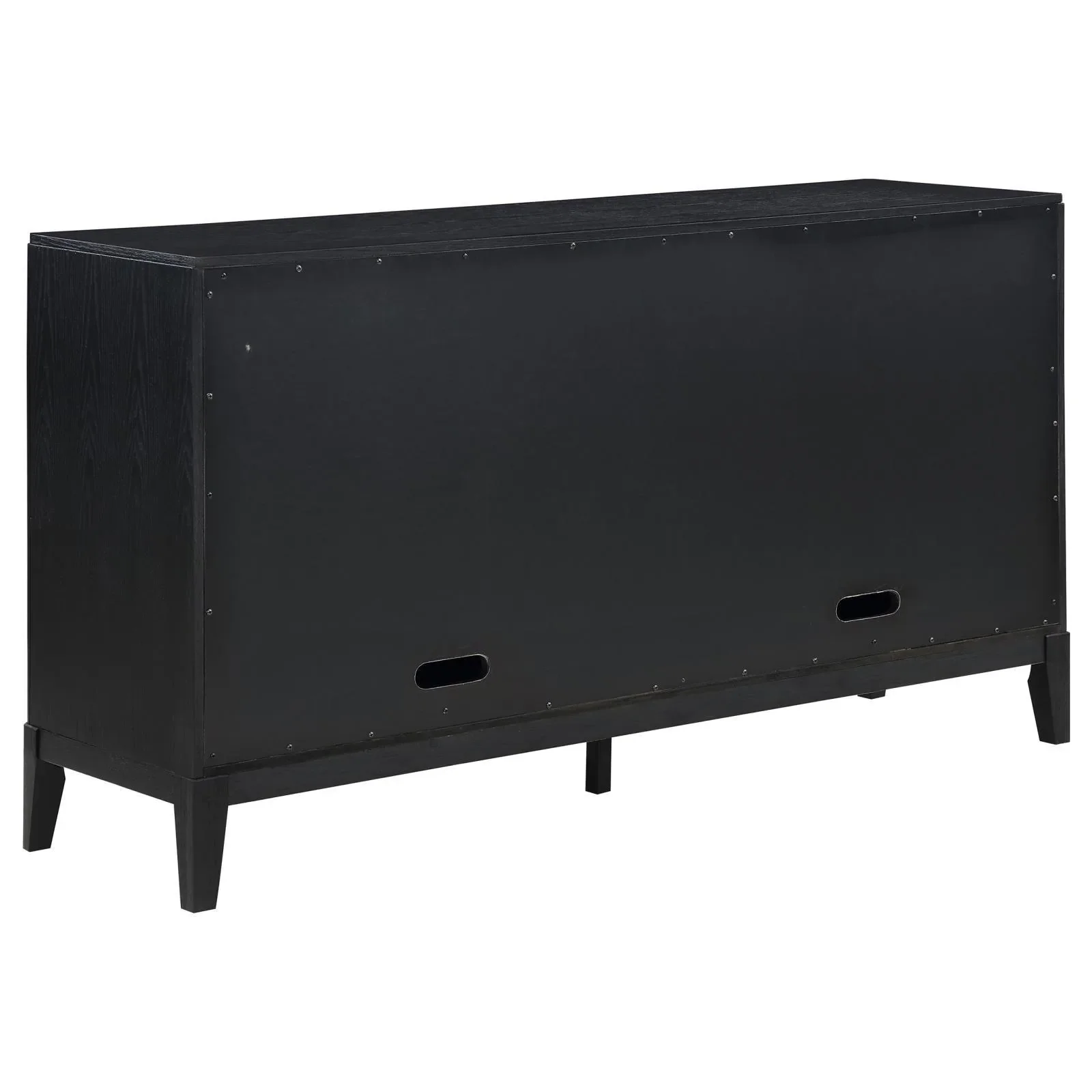 Brookmead Black 2-drawer Sideboard Buffet with Storage Cabinet - Image 6