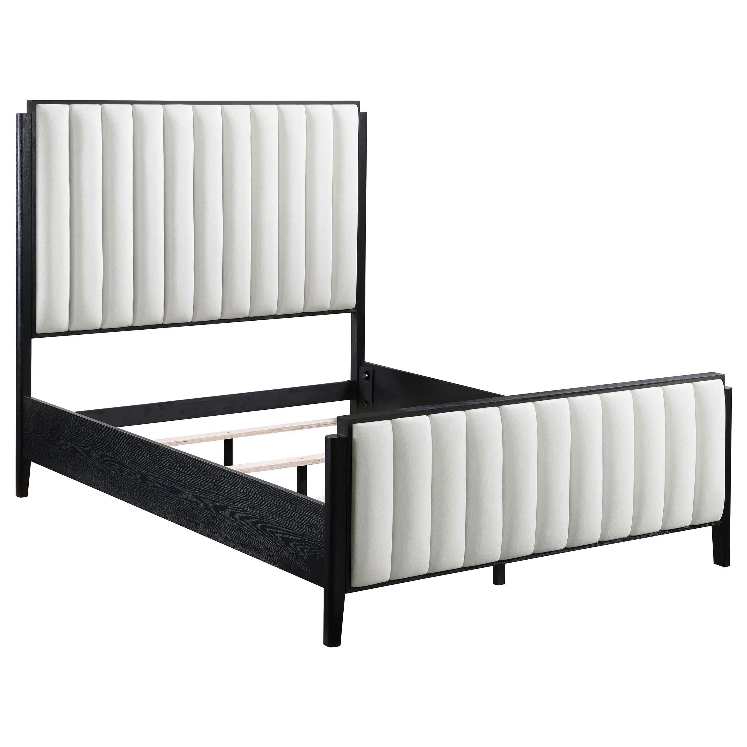 Brookmead Black 5-Piece Upholstered Eastern King Bedroom Set - Image 3