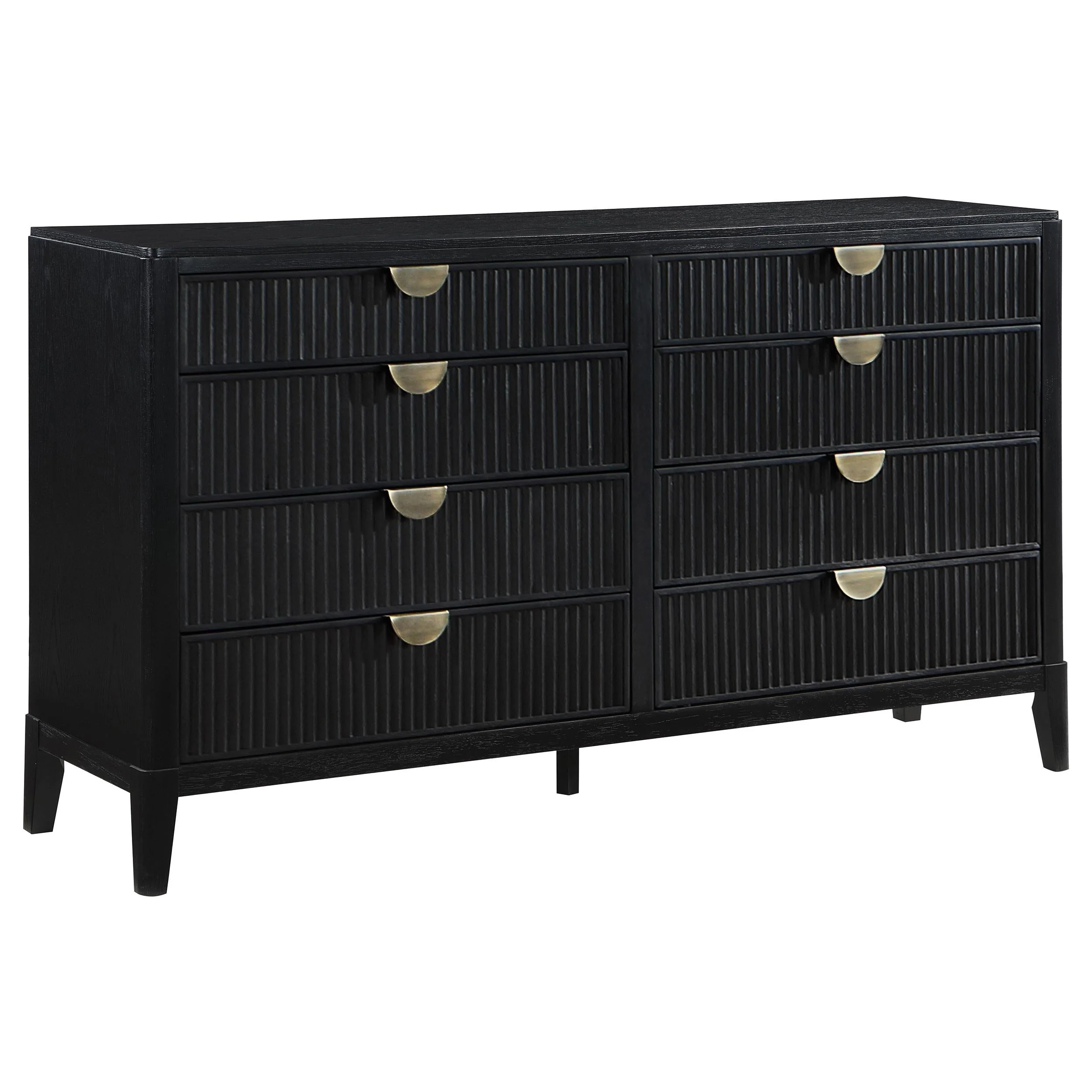 Brookmead Black 5-Piece Upholstered Eastern King Bedroom Set - Image 7