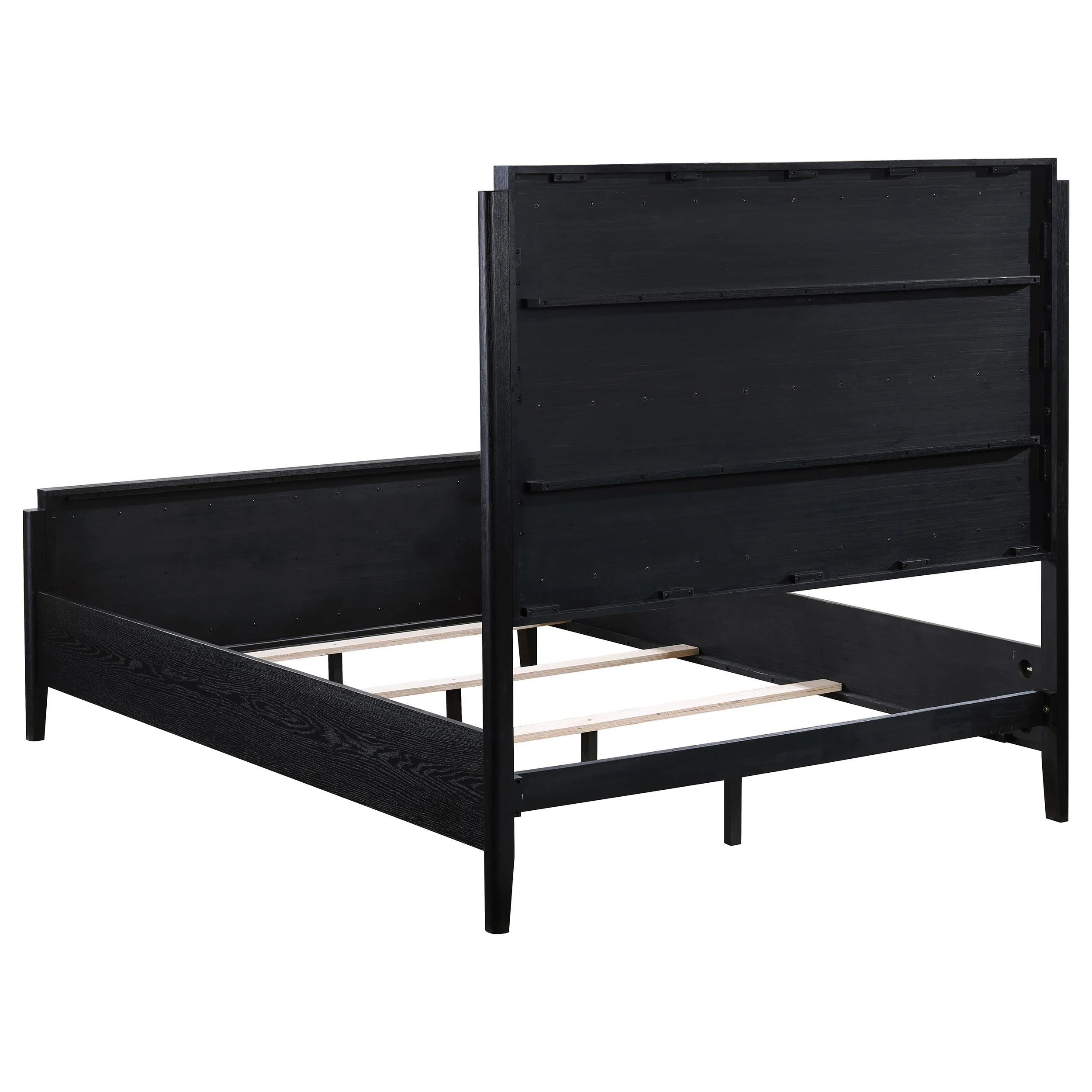 Brookmead Black 60-inch Upholstered Eastern King Bed - Image 4