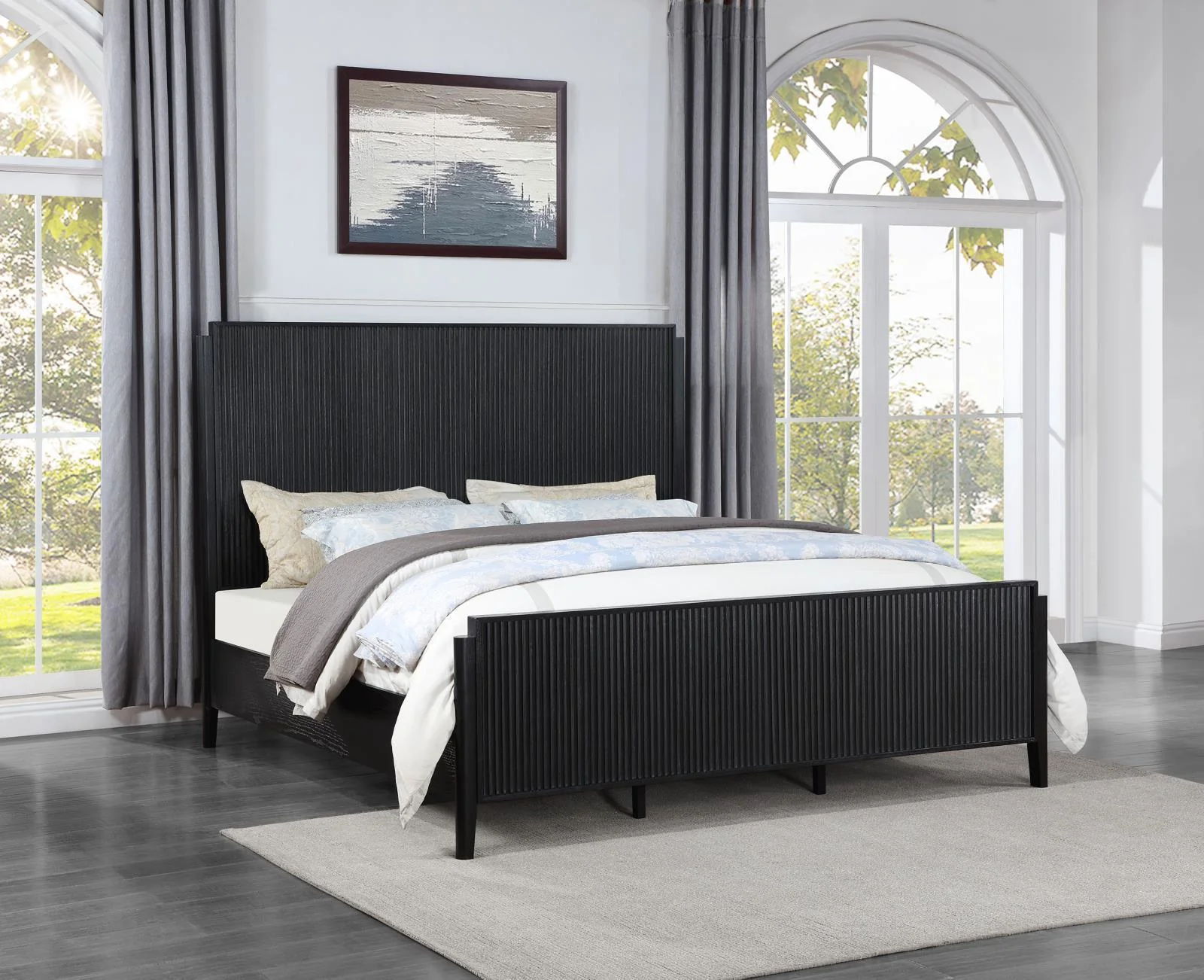 Brookmead Black Eastern King Bed