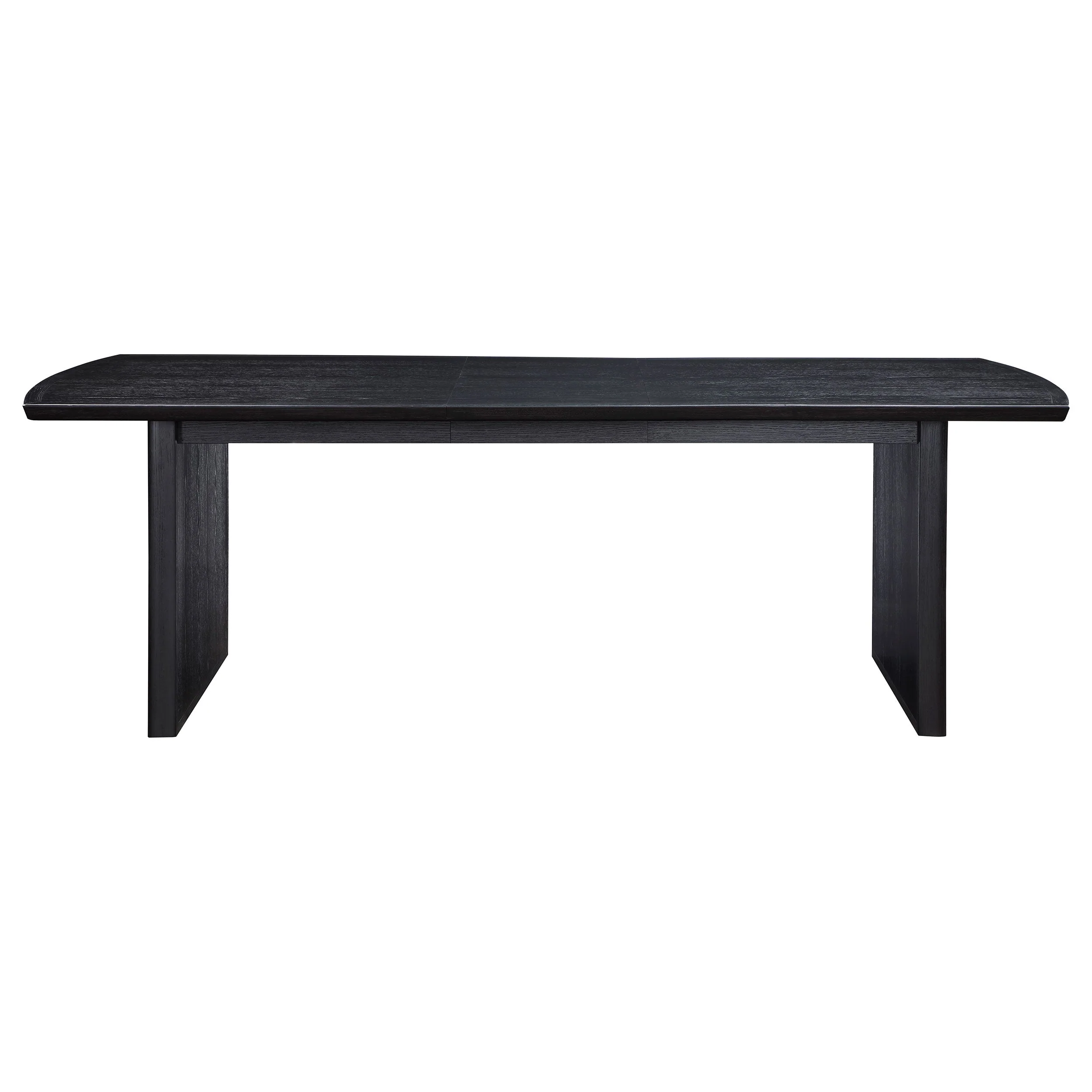 Brookmead Black/Ivory 9-piece Extension Leaf Dining Table Set - Image 4