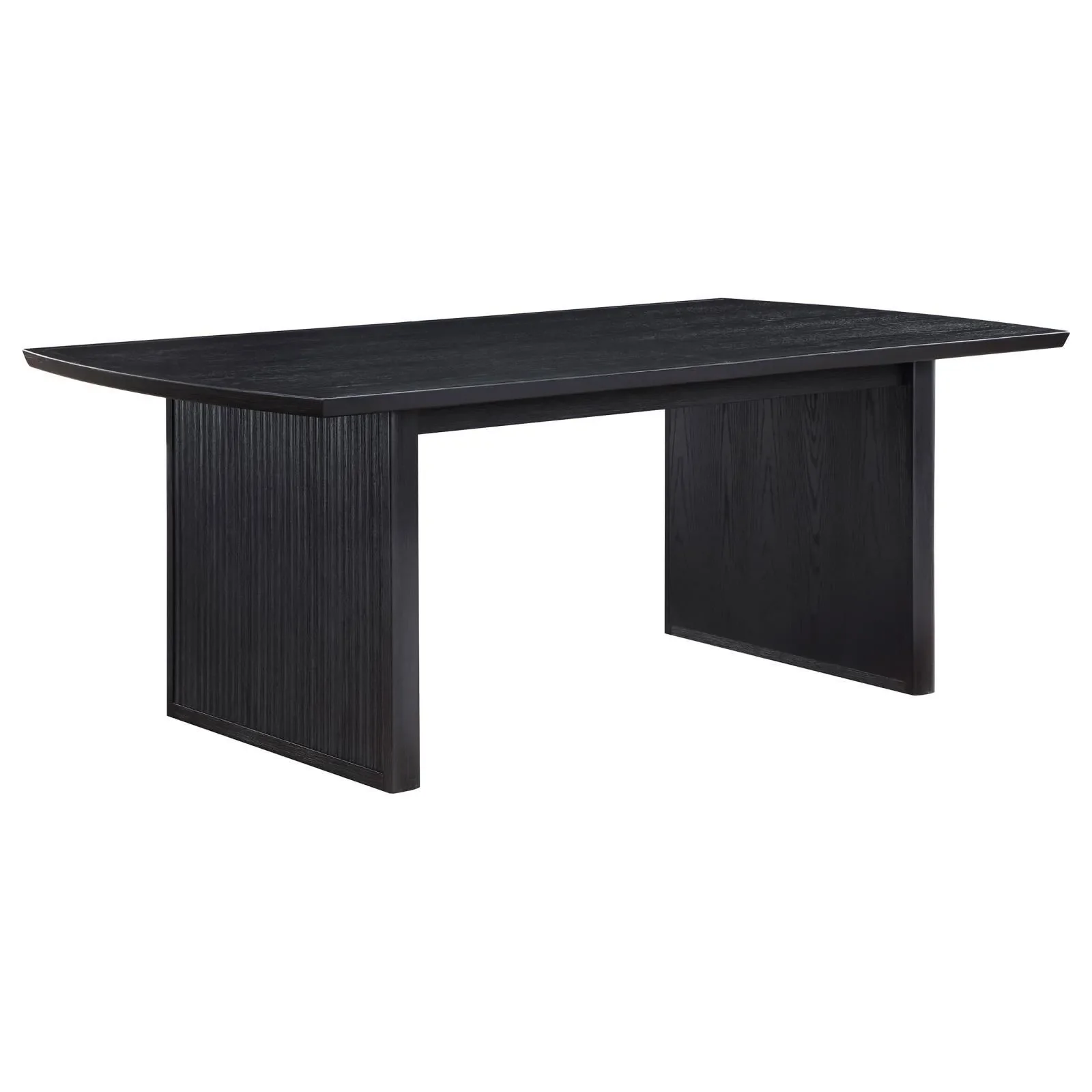 Brookmead Black Rectangular Dining Table with 18" Removable Extension Leaf - Image 3