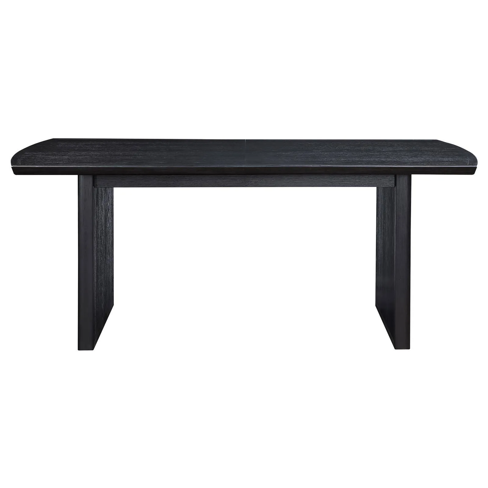 Brookmead Black Rectangular Dining Table with 18" Removable Extension Leaf - Image 6