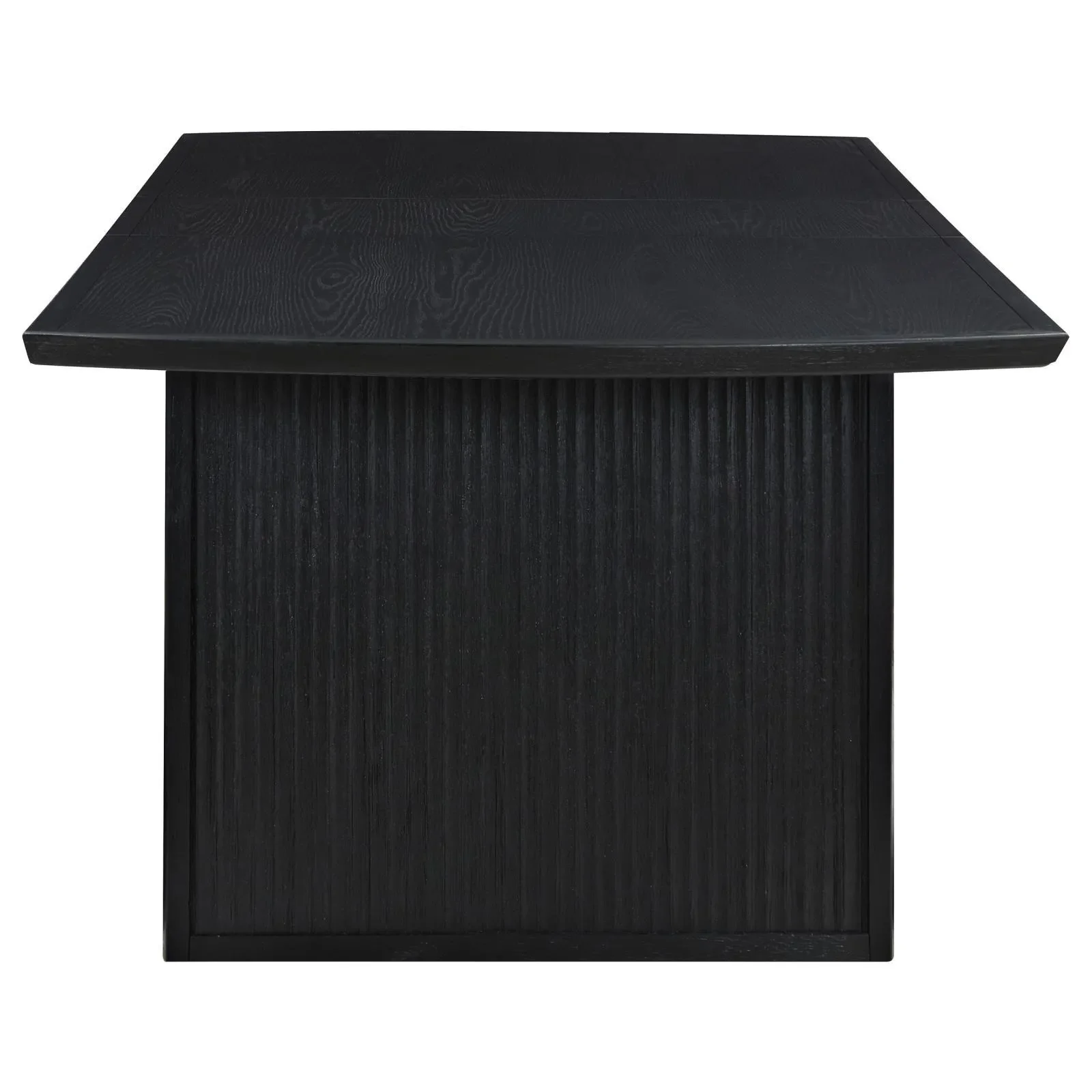 Brookmead Black Rectangular Dining Table with 18" Removable Extension Leaf - Image 7
