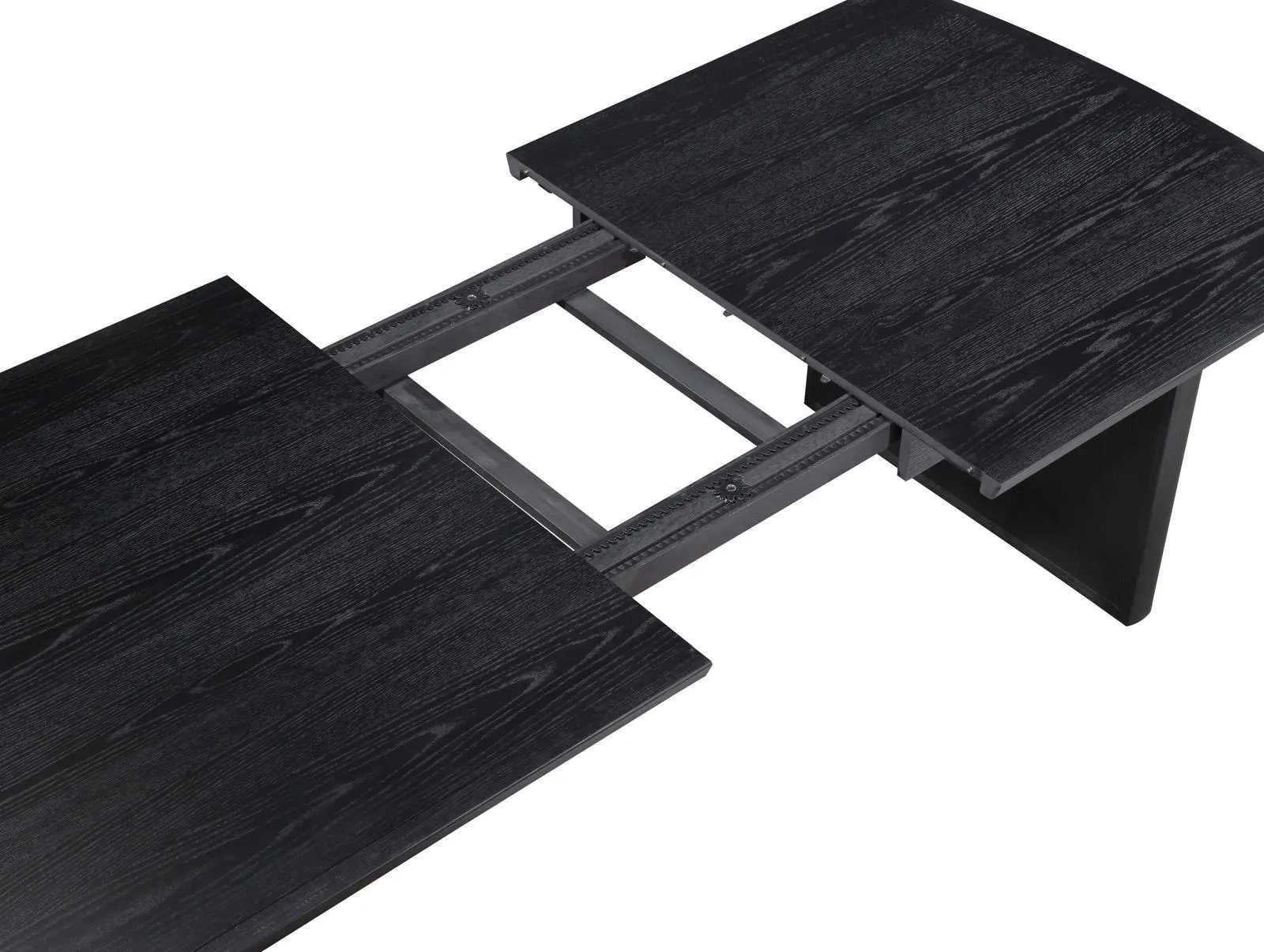 Brookmead Black Rectangular Dining Table with 18" Removable Extension Leaf - Image 9