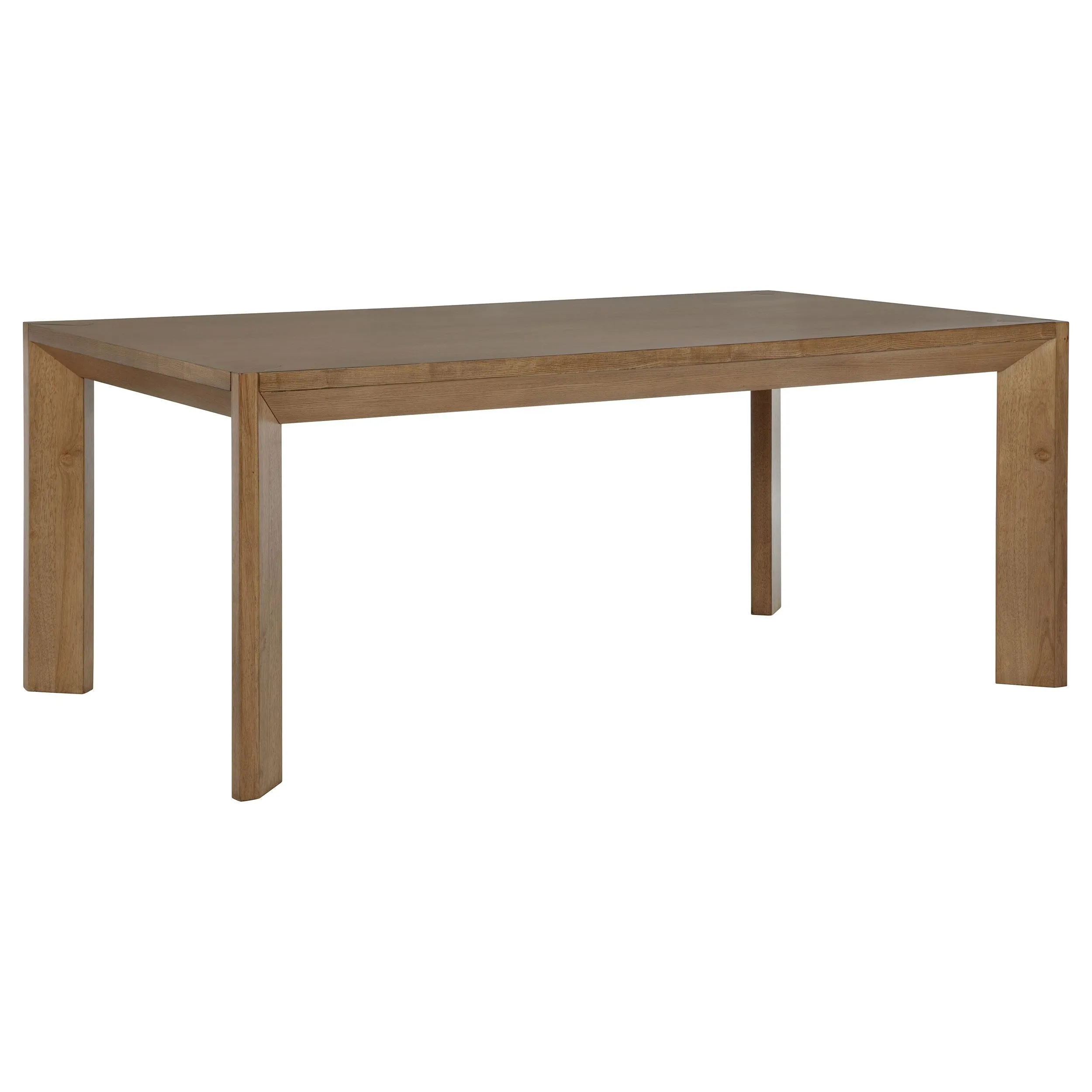 Bruner Natural Brown Rectangular Dining Table - Image 2