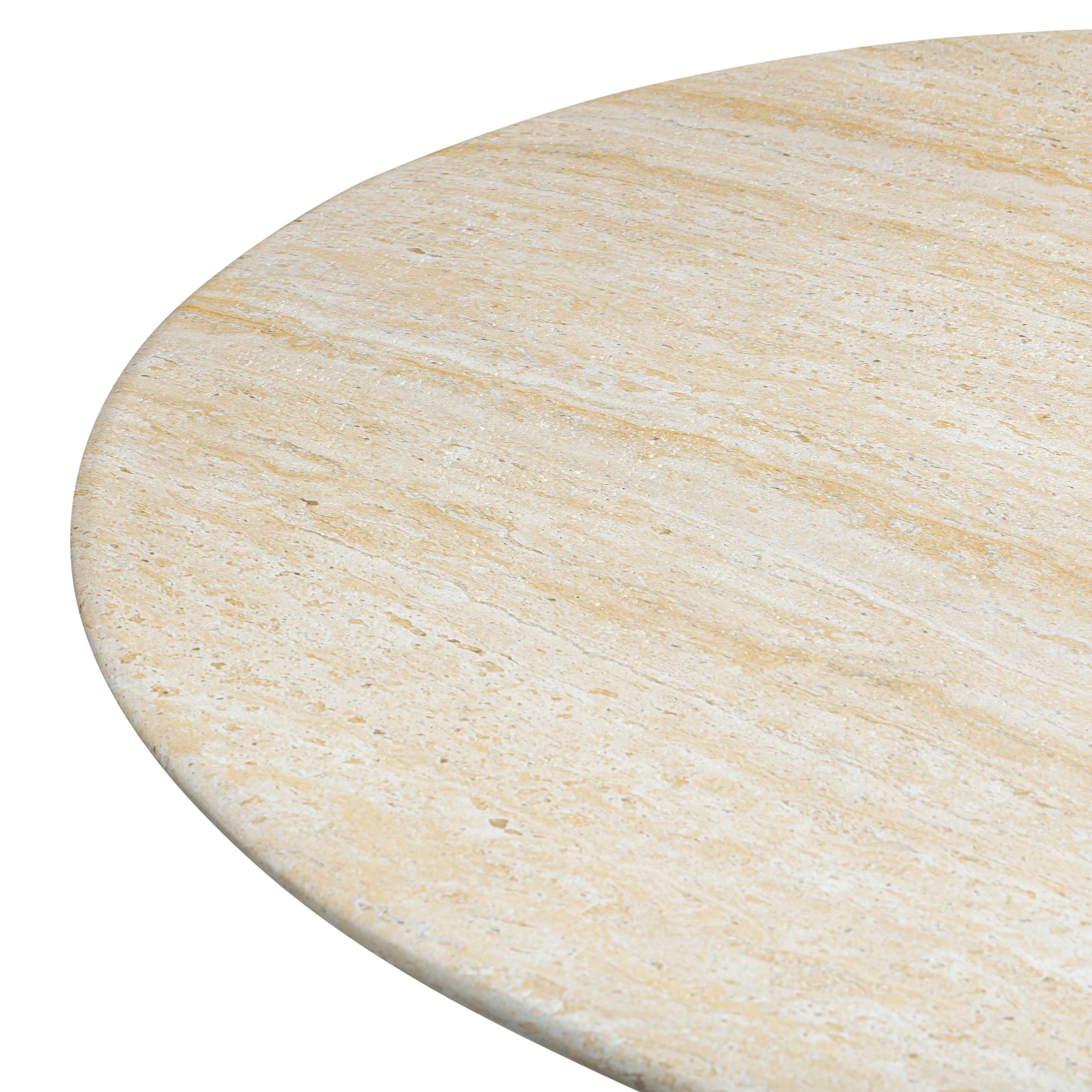 Brut Concrete Patterned Indoor/Outdoor 86" Oval Dining Table - Image 6