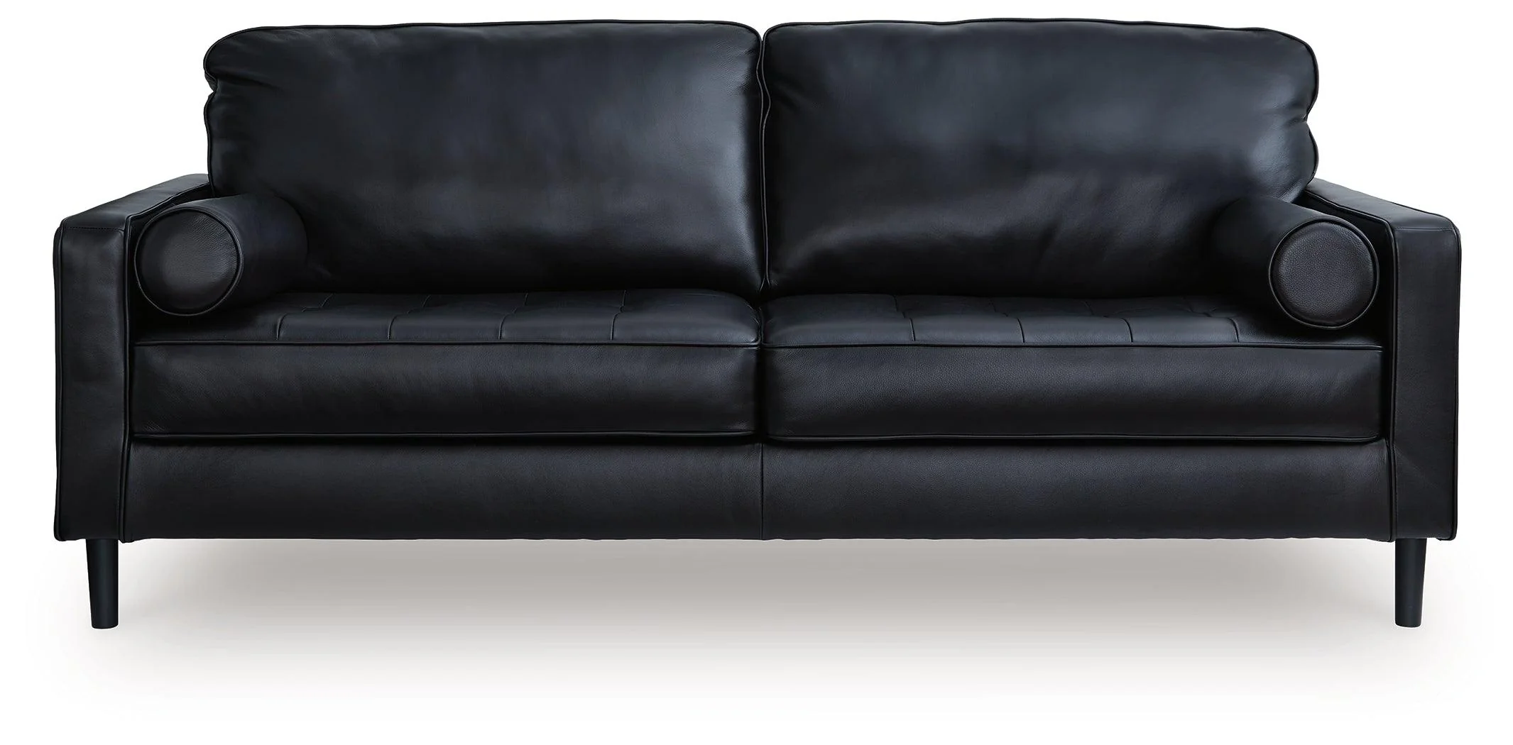 Bryceview Onyx Leather Sofa