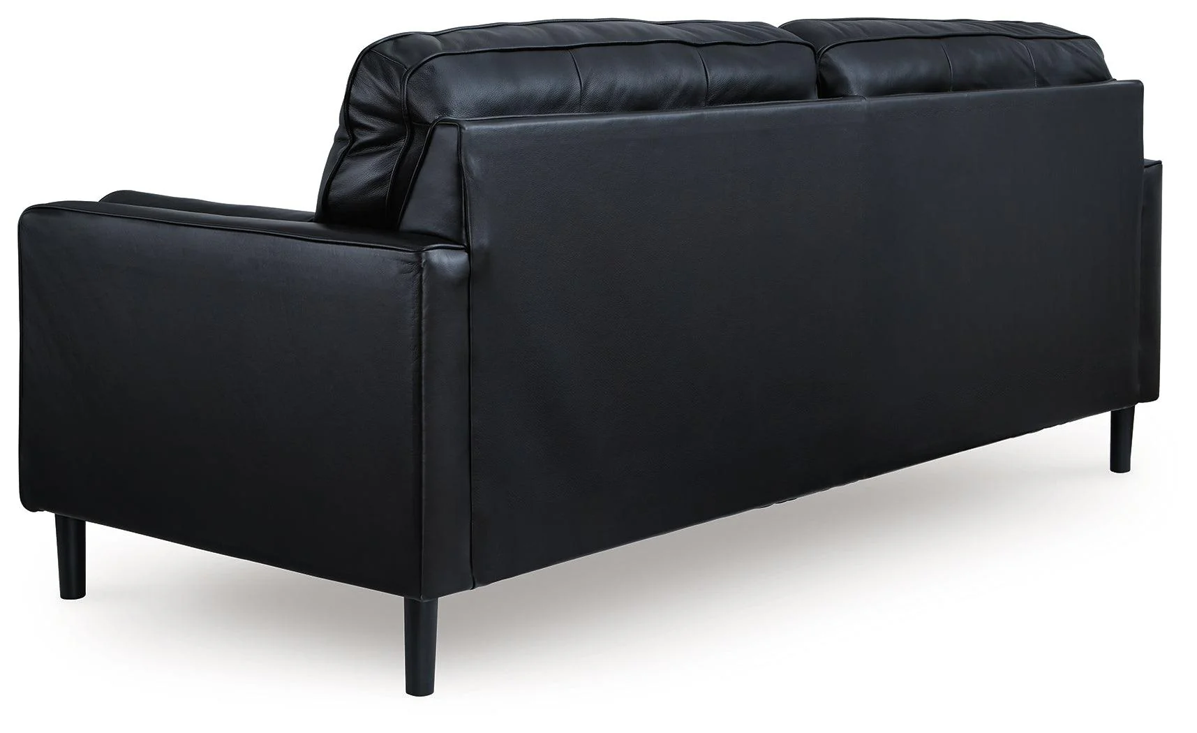 Bryceview Onyx Leather Sofa - Image 3