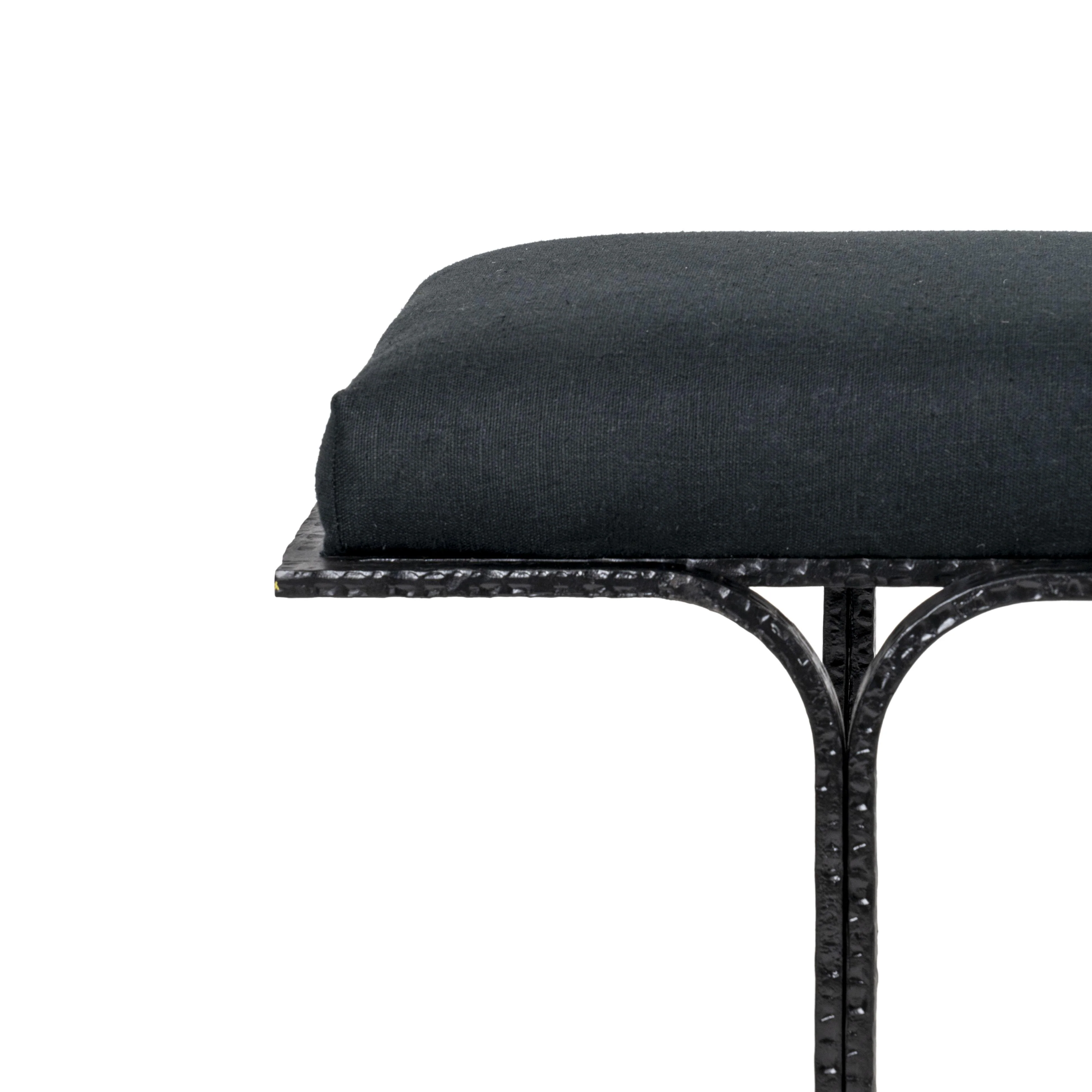 Bryn Black Bench - Image 3