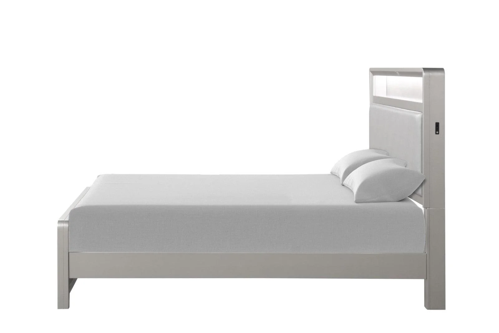 Bryne Champagne LED Queen Bed - Image 2
