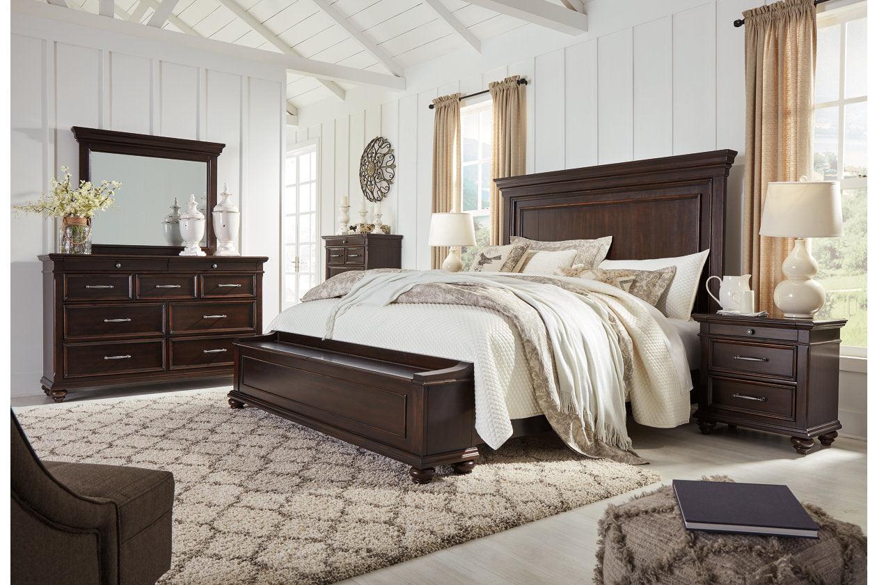 Brynhurst Dark Brown Bedroom Mirror (Mirror Only) - Image 7
