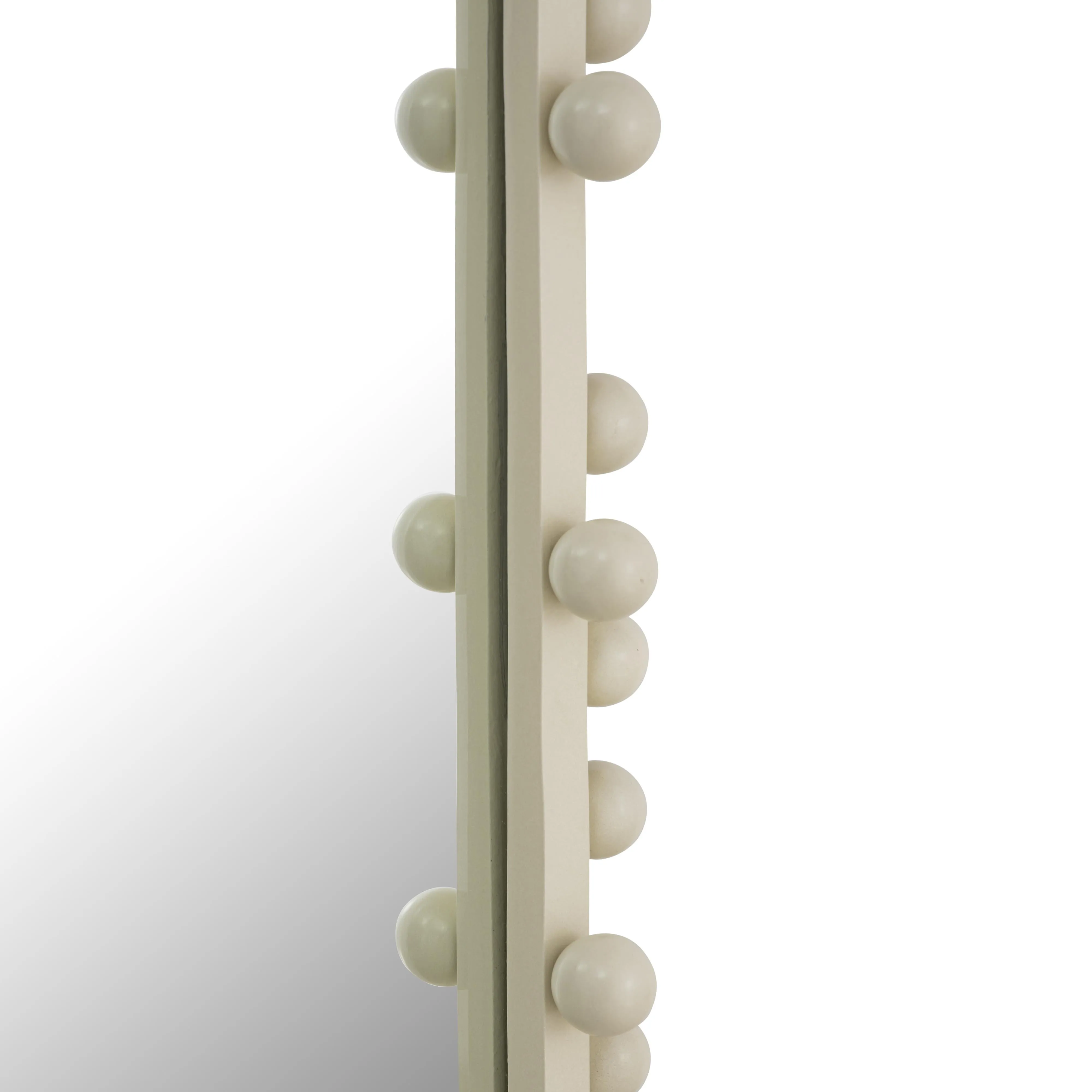 Bubbles Ivory Oval Wall Mirror - Image 6
