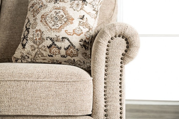 Buckhurst Taupe Upholstery Living Room Set - Image 6