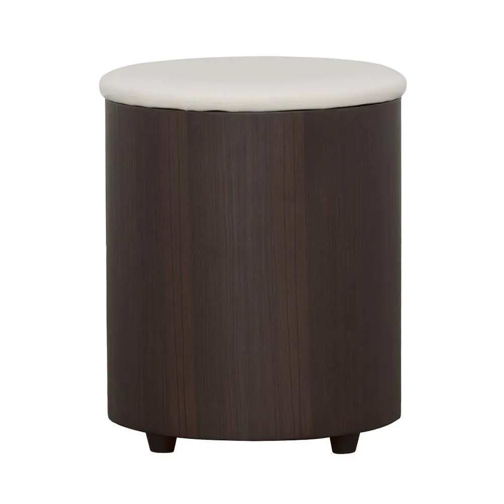 Buckley Cappuccino 3-Piece Coffee Table/Stools Set - Image 7