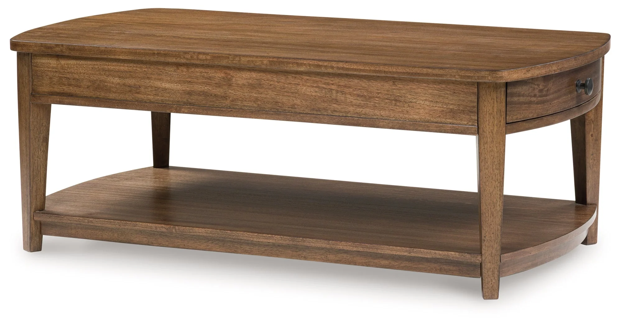 Burkbyer Brown Coffee Table - Image 2