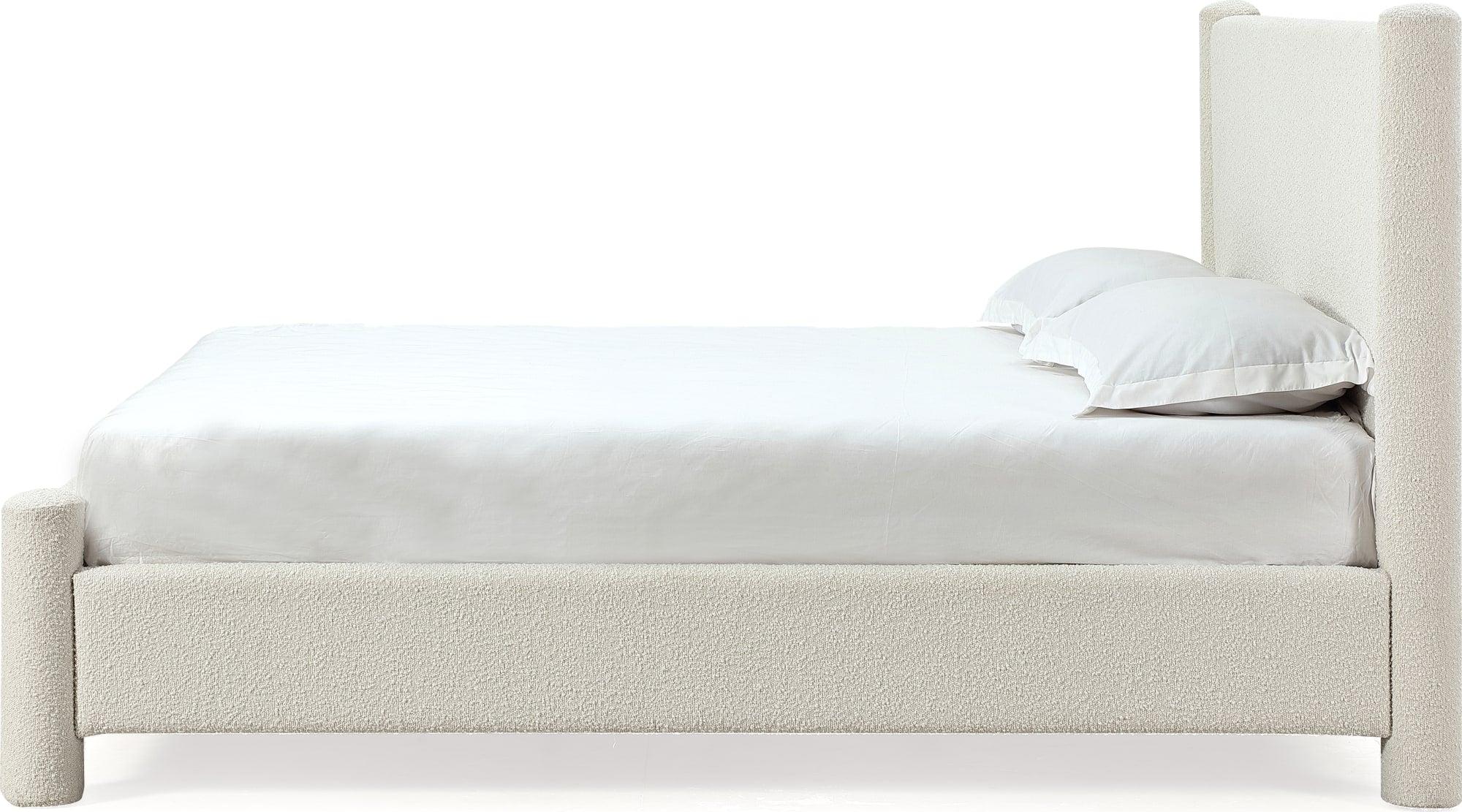 Burke Cottage Cheese King Upholstered Platform Bed - Image 5