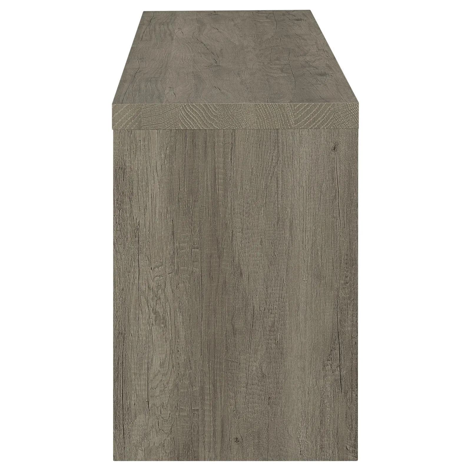 Burke Gray Driftwood 2-Drawer TV Console - Image 5
