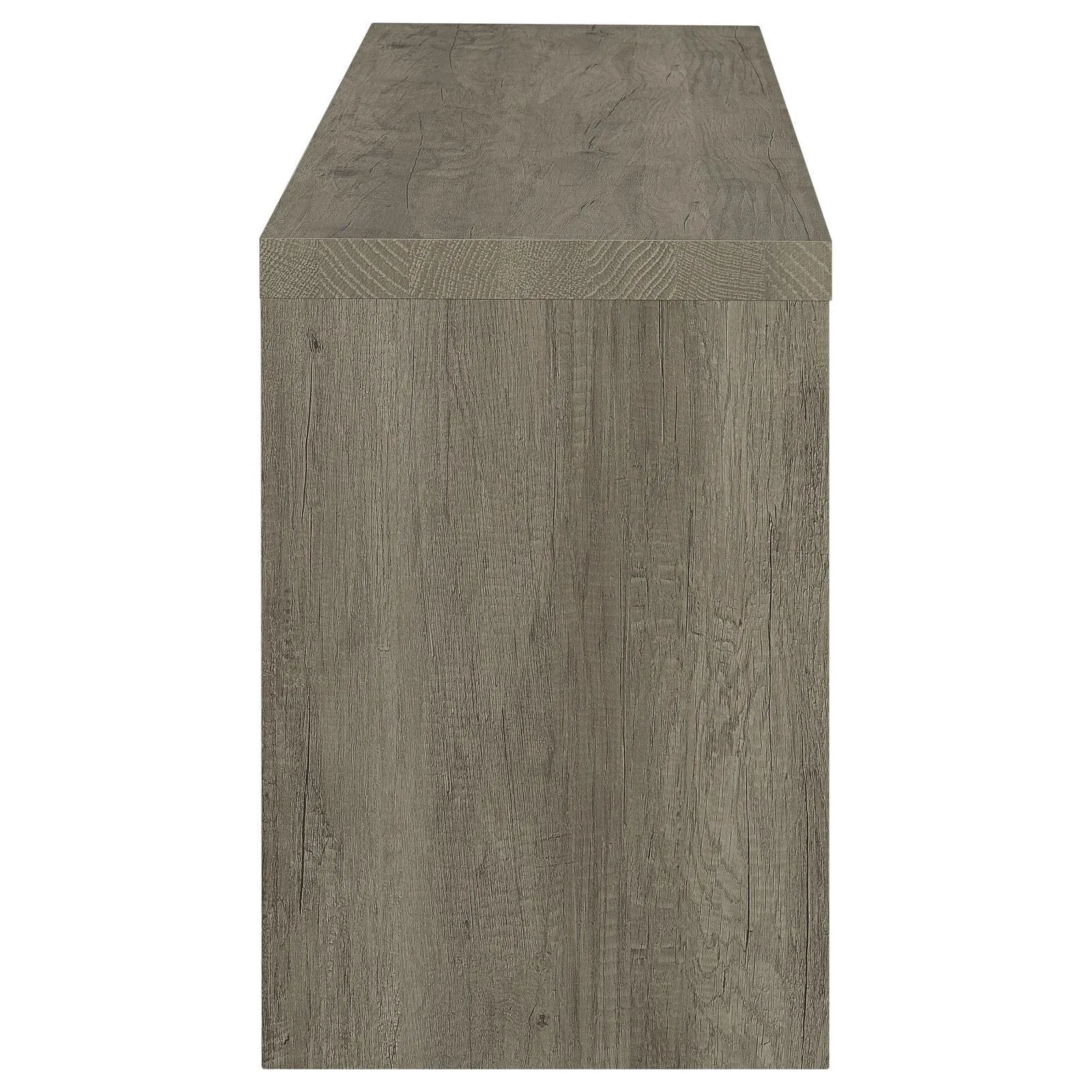 Burke Gray Driftwood 2-Drawer TV Console - Image 7