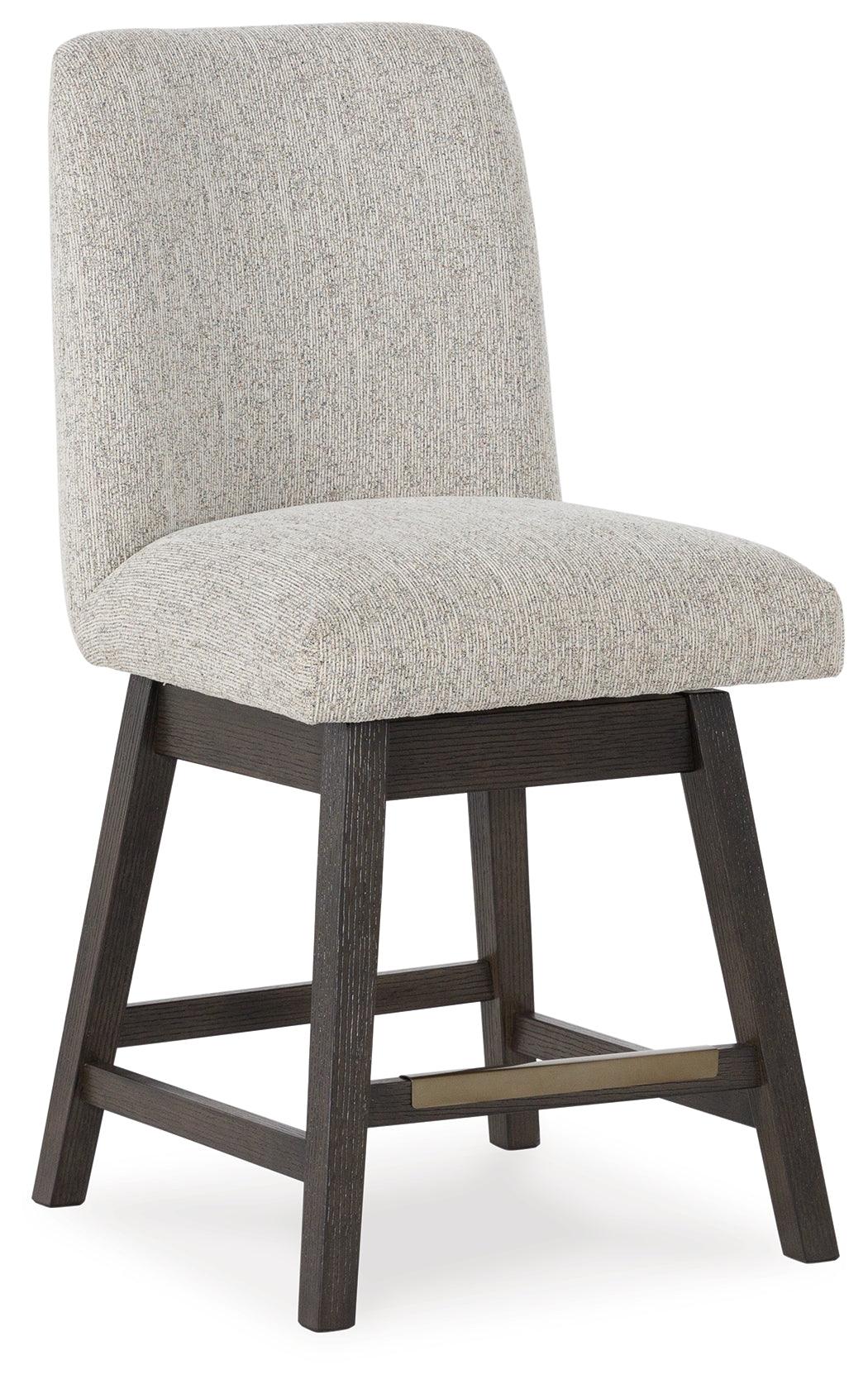 Burkhaus Dark Brown Counter Height Barstool, Set of 2 - Image 6