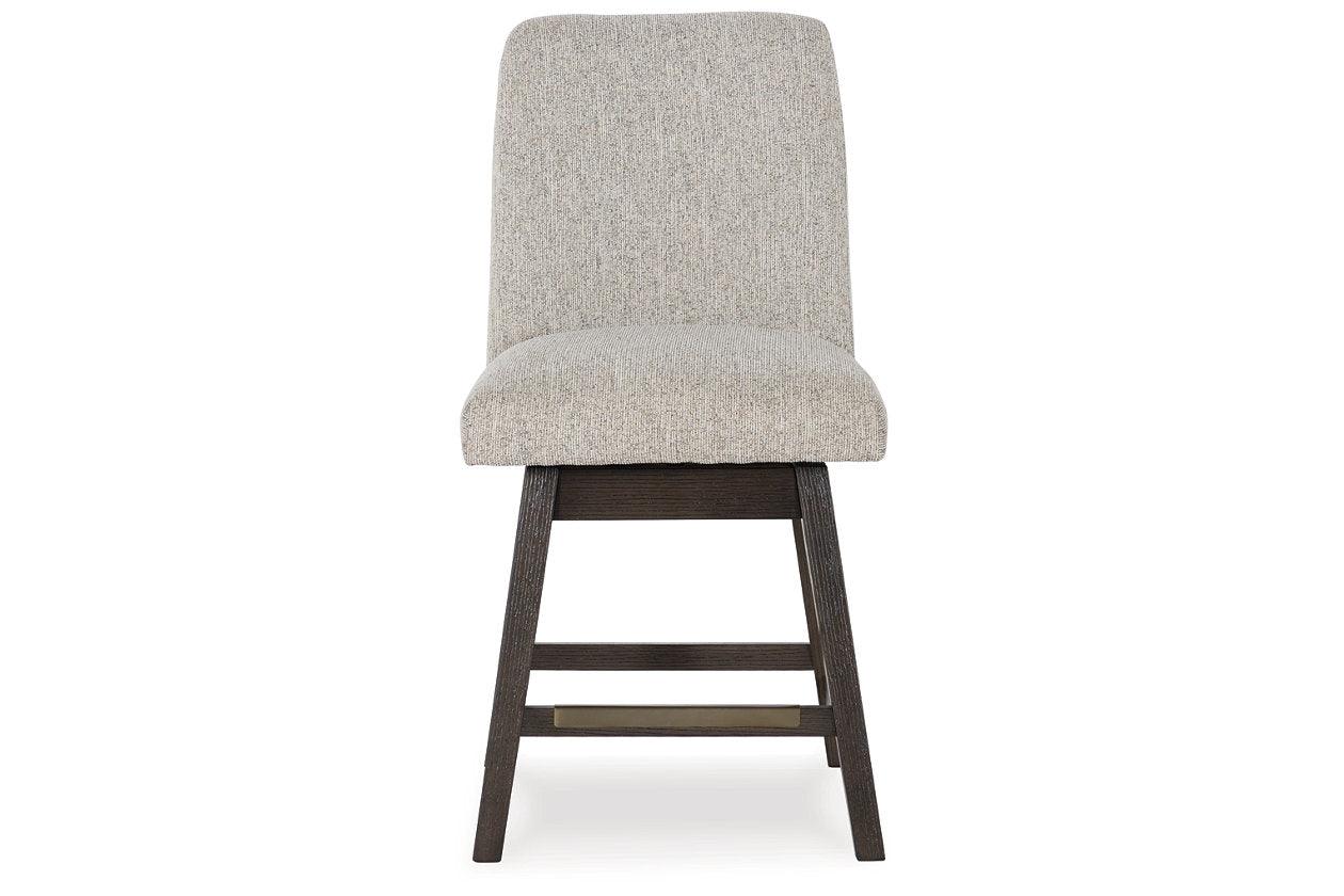 Burkhaus Dark Brown Counter Height Dining Table and 4 Barstools - Image 3