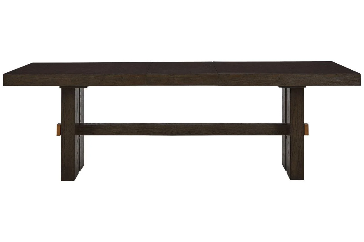 Burkhaus Dark Brown Dining Extension Table - Image 3