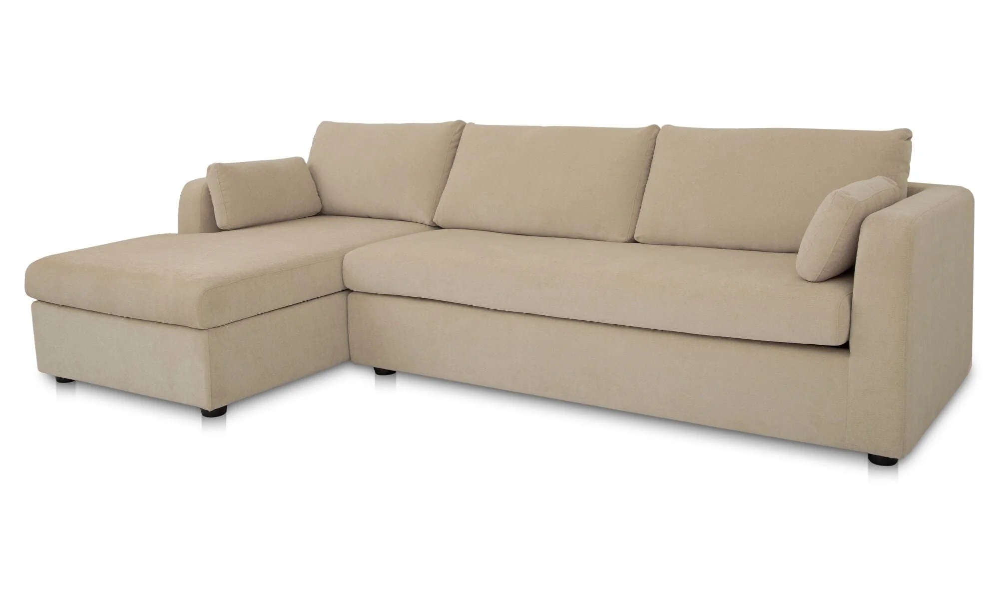 Burrow Sleeper Sectional With Storage Chaise Sand - Image 9