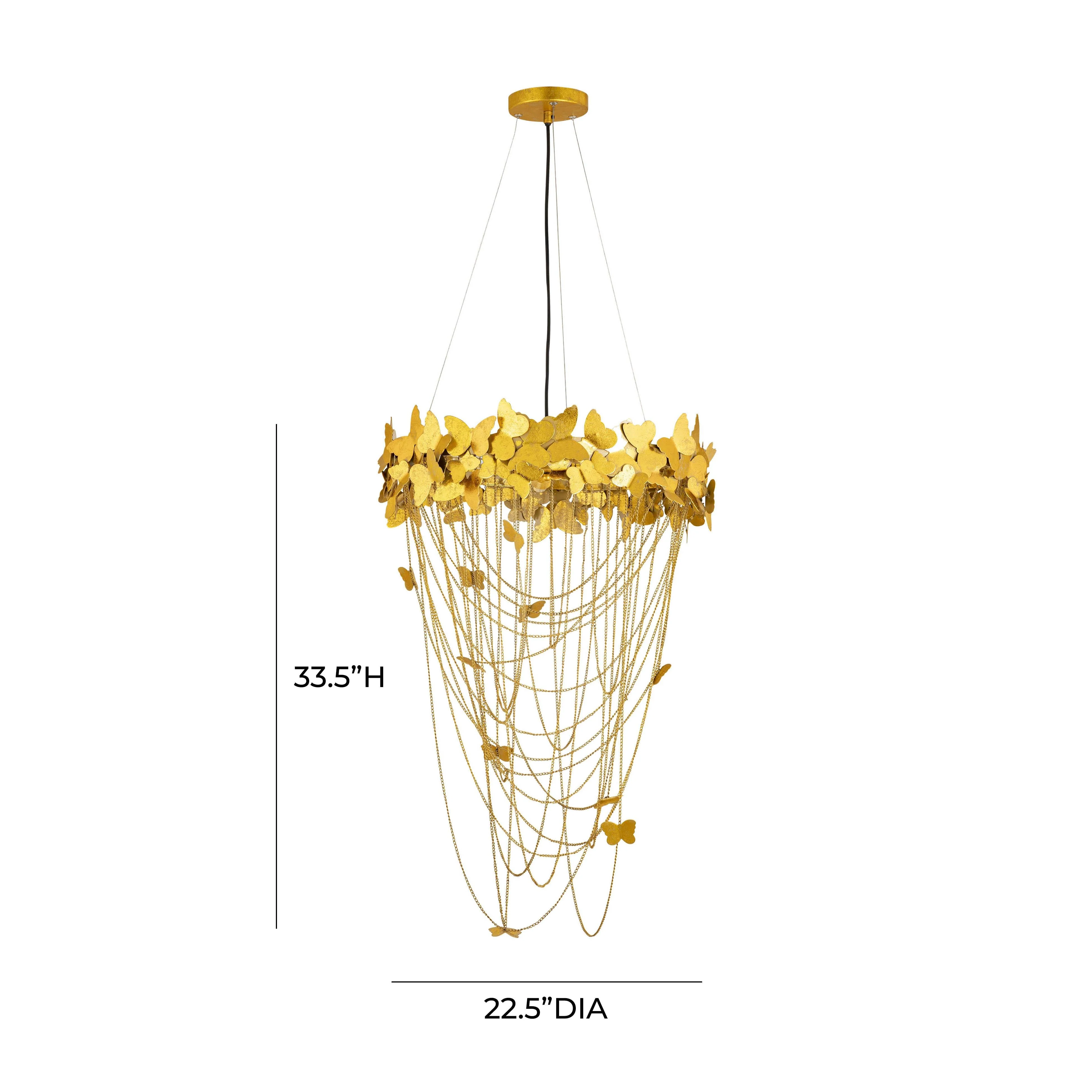 Butterfly Gold Chandelier - Image 6