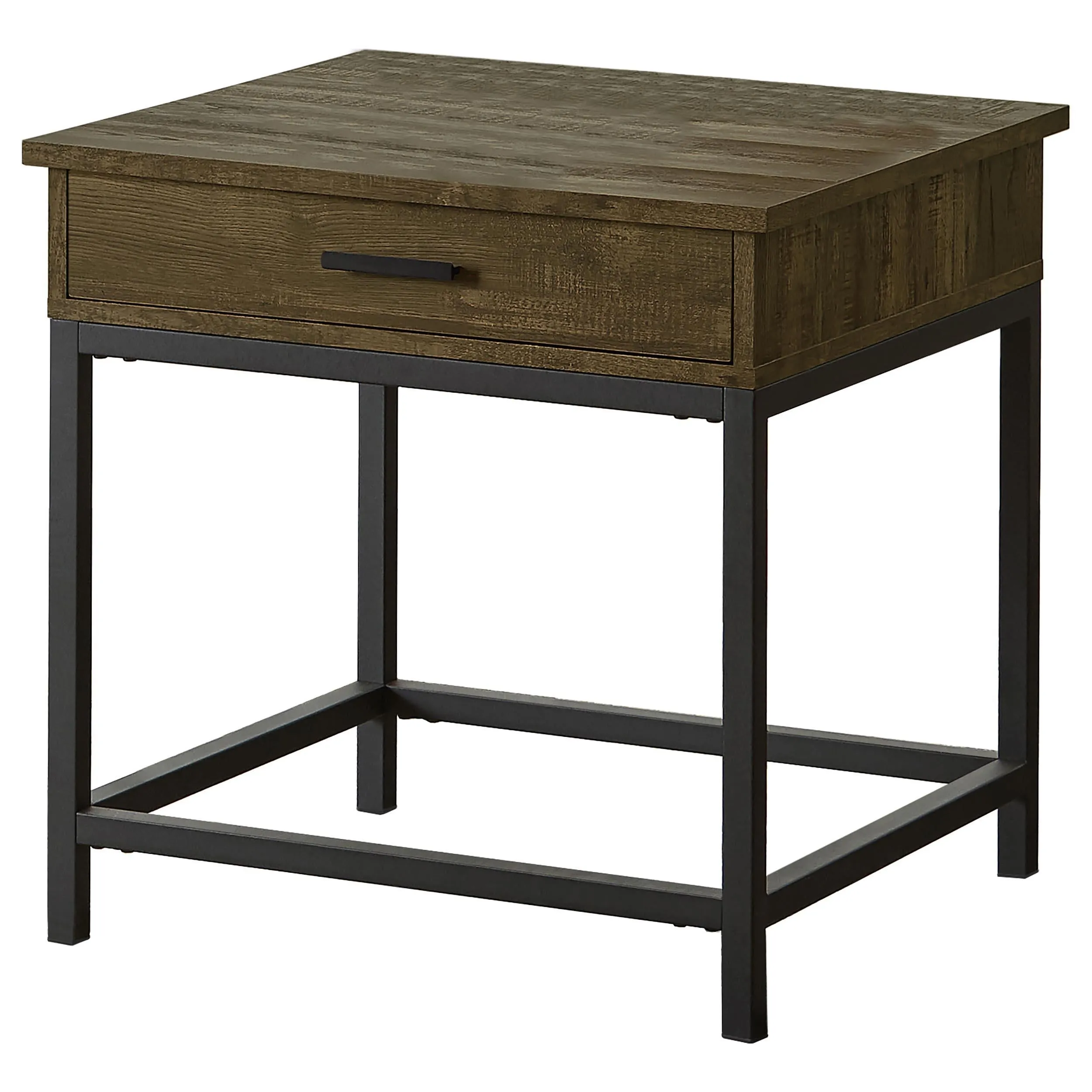 Byers Brown Oak 2-Piece Lift Top Coffee and End Table Set - Image 3