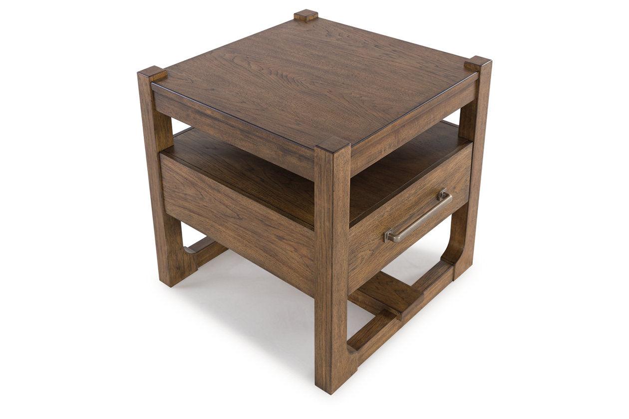 Cabalynn Light Brown Coffee Table and 2 End Tables - Image 10