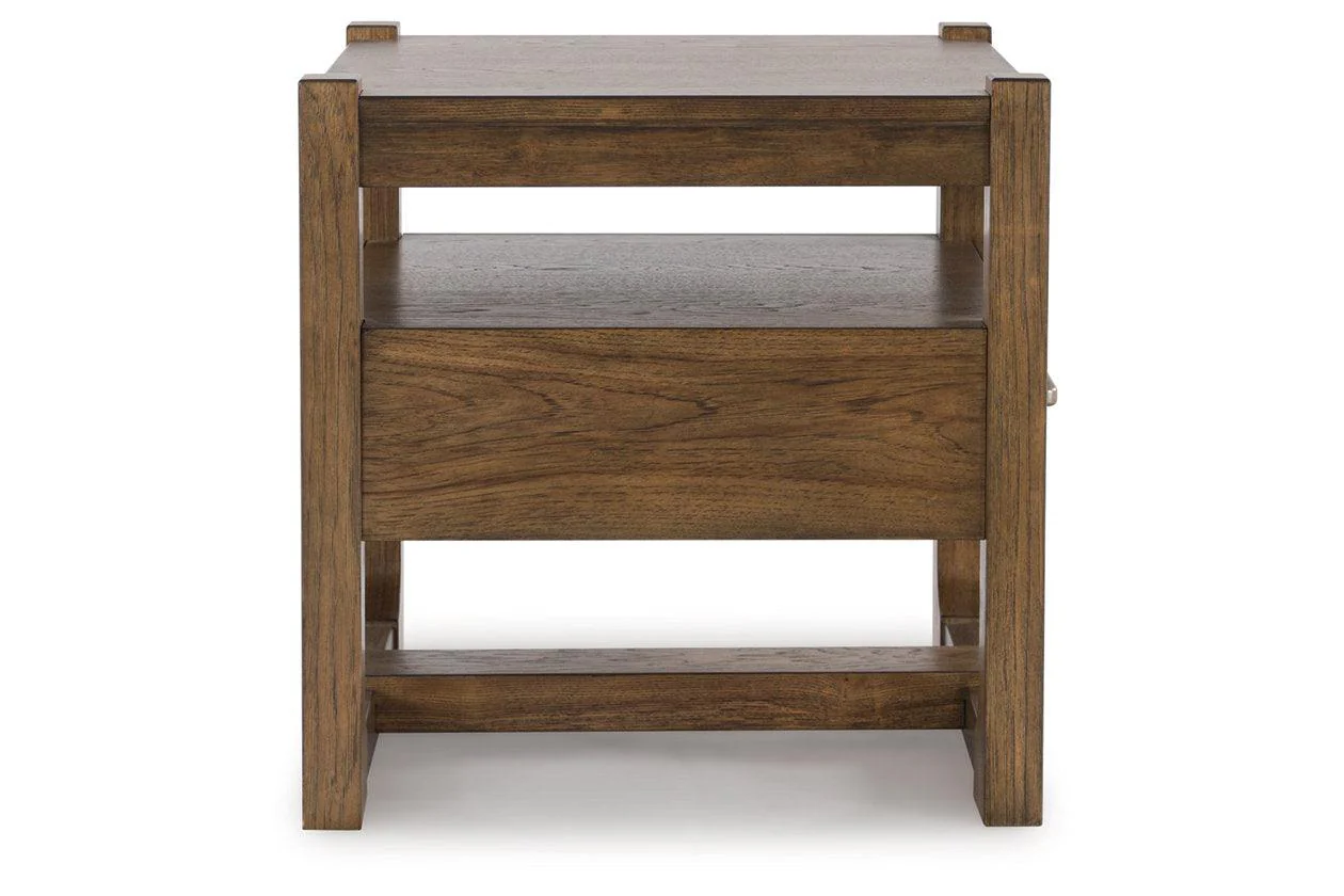 Cabalynn Light Brown Coffee Table and 2 End Tables - Image 11