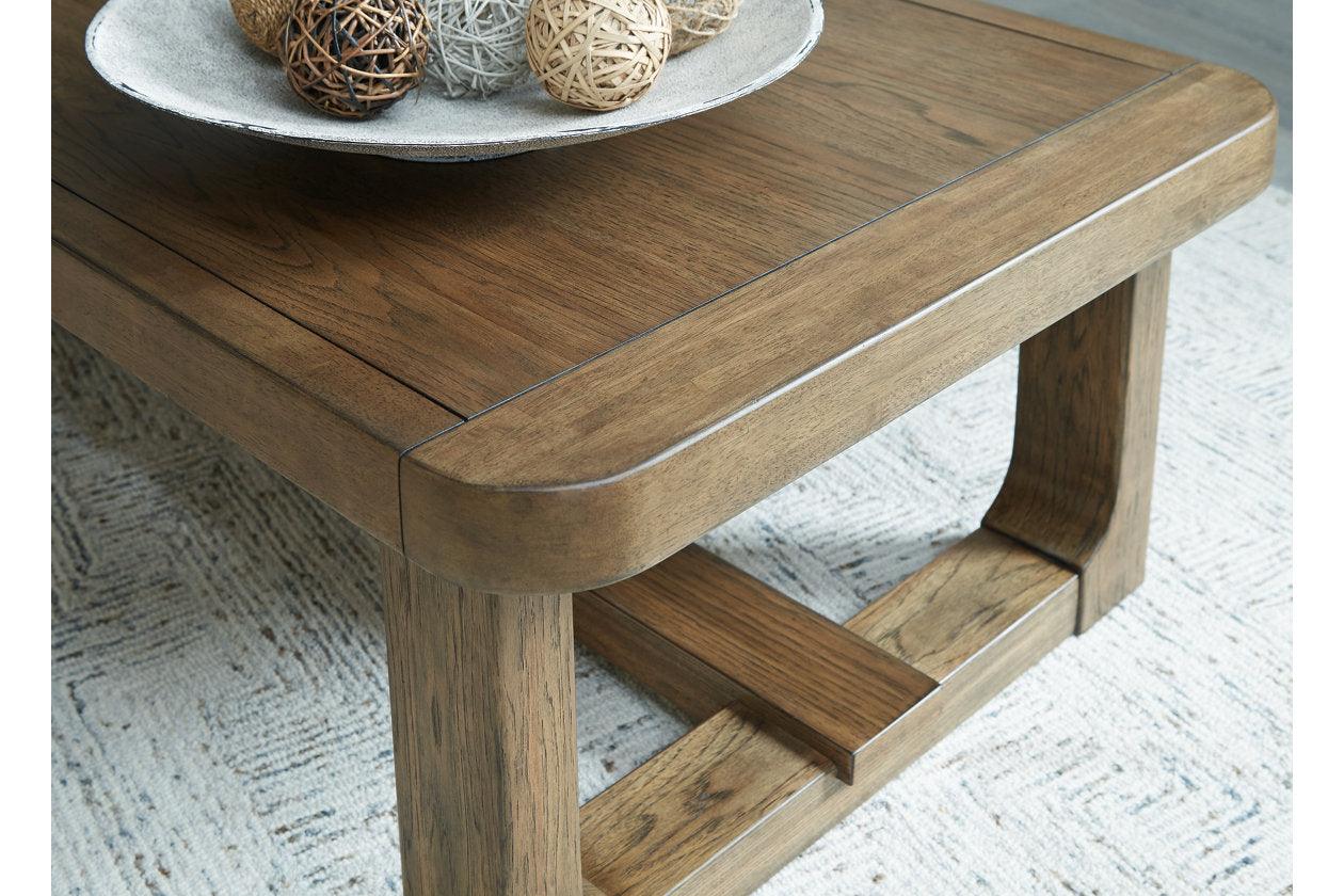 Cabalynn Light Brown Coffee Table and 2 End Tables - Image 17