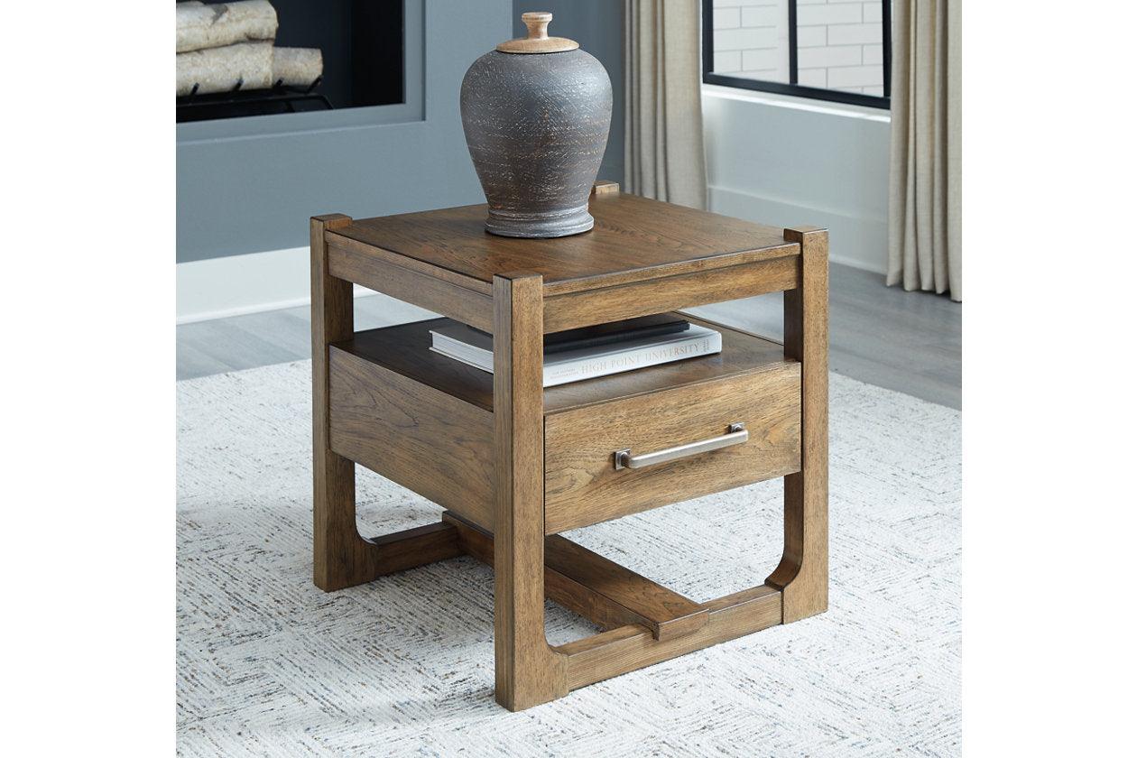 Cabalynn Light Brown Coffee Table and 2 End Tables - Image 18