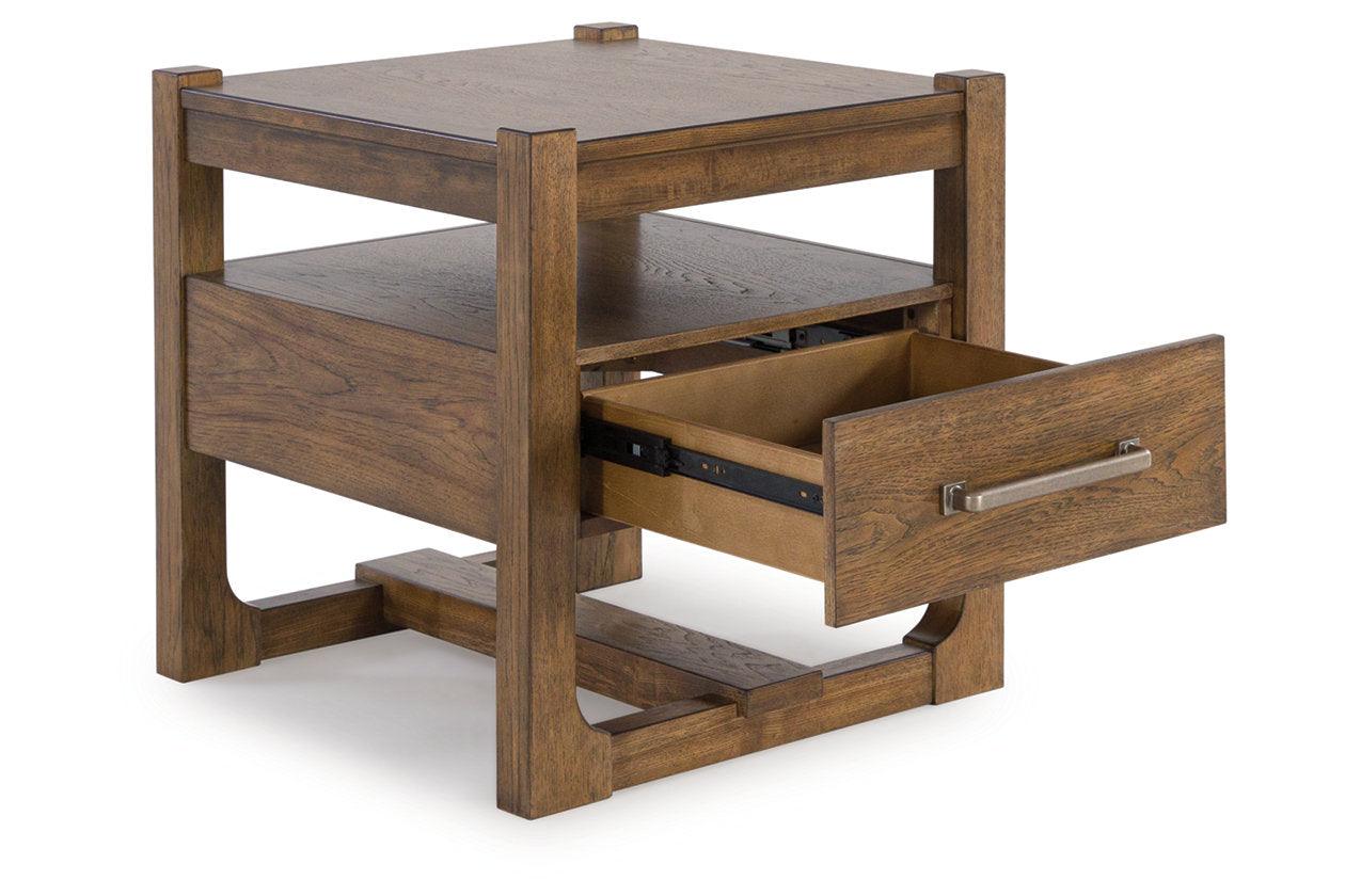Cabalynn Light Brown Coffee Table and 2 End Tables - Image 8