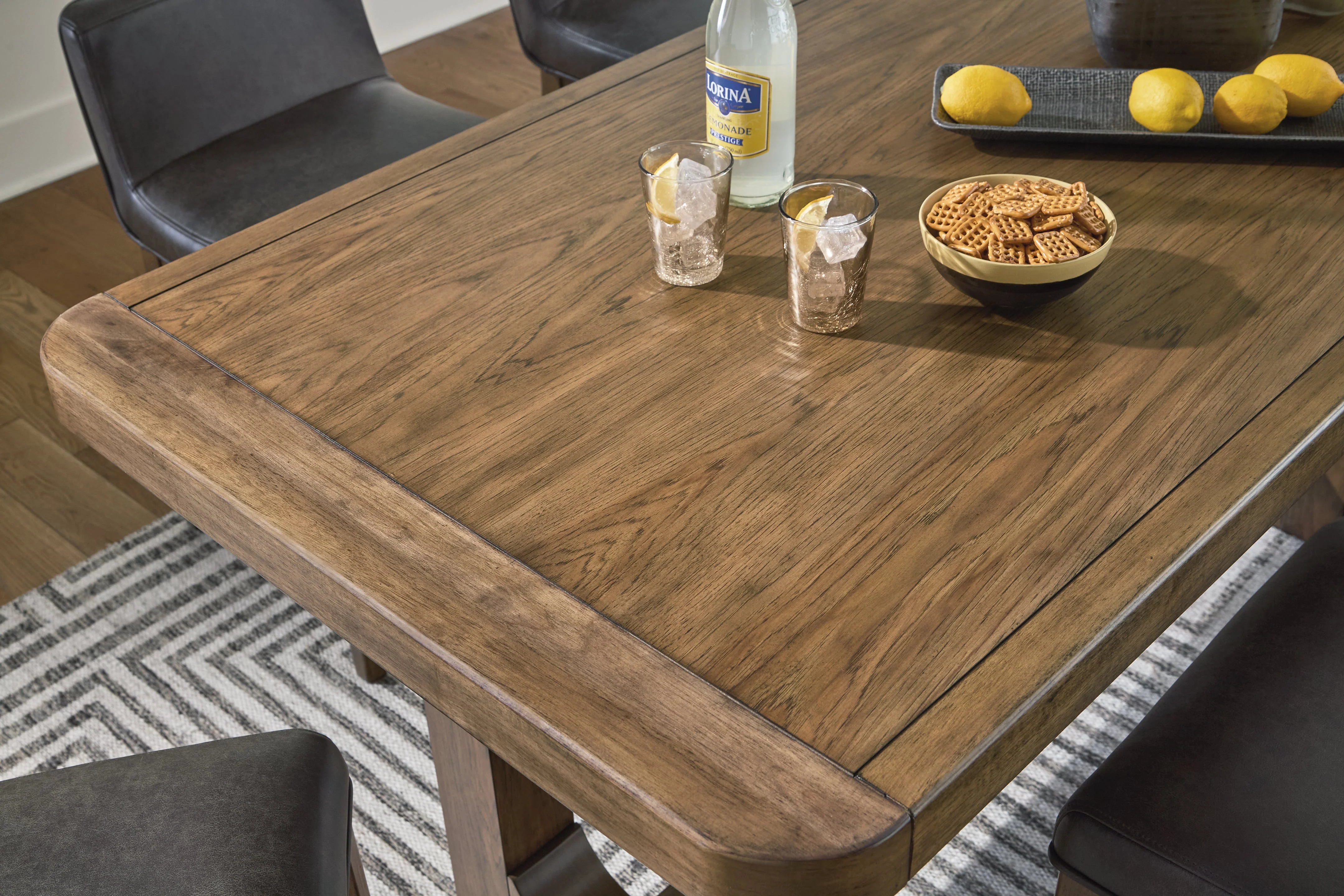 Cabalynn Light Brown Counter Height Dining Table and 6 Barstools - Image 5