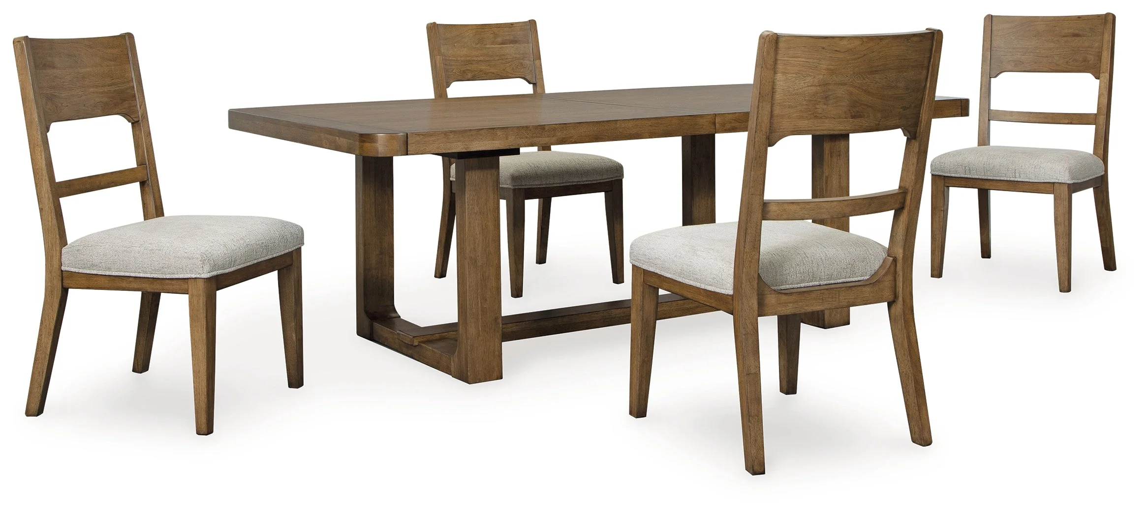 Cabalynn Light Brown Extension Dining Room Set - Image 4