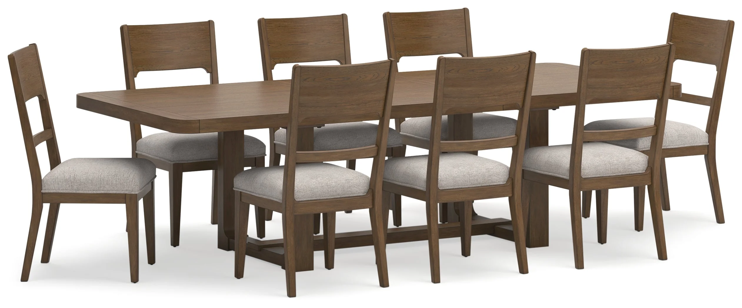 Cabalynn Light Brown Extension Dining Room Set - Image 6