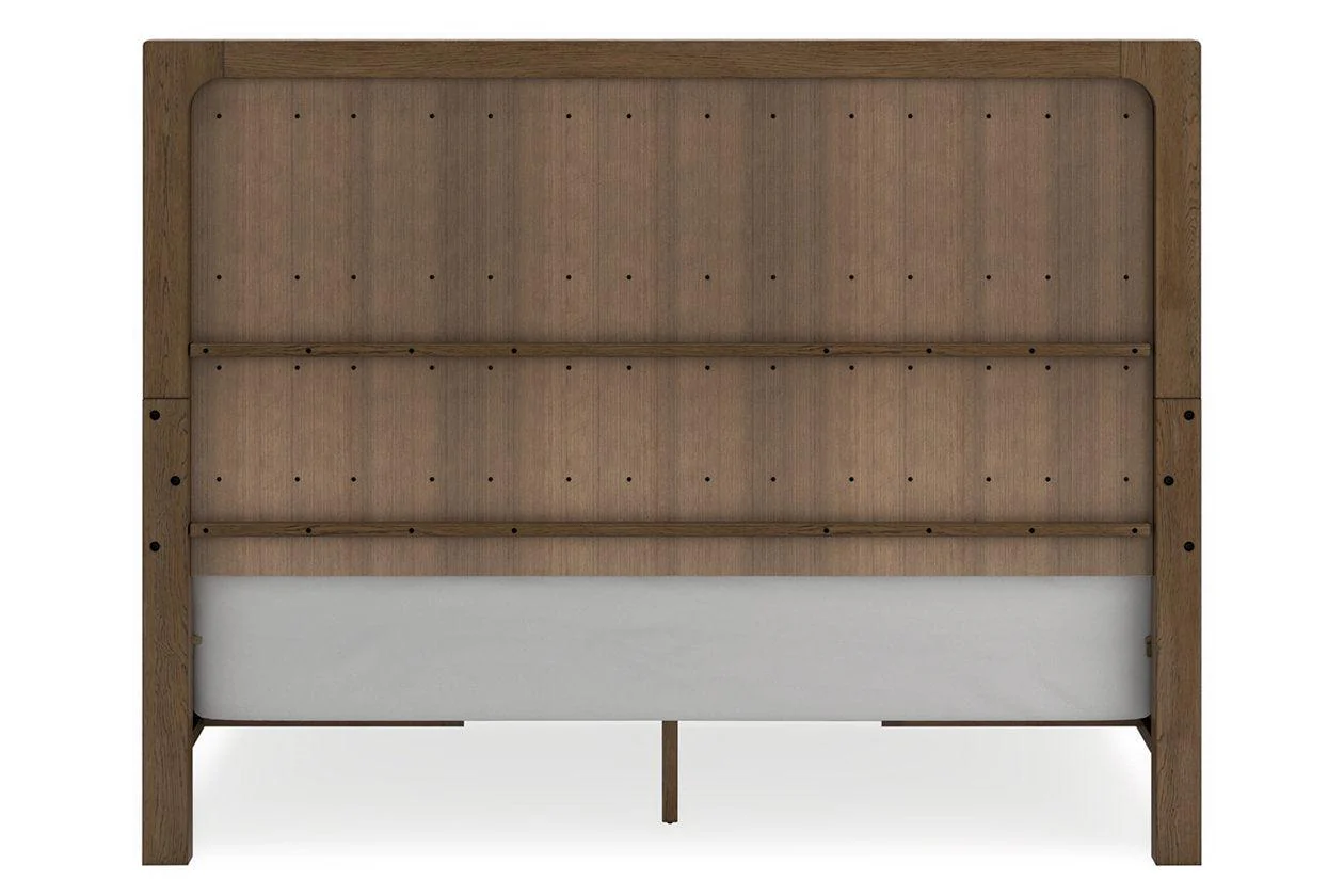 Cabalynn Light Brown King Panel Bed with Storage - Image 6