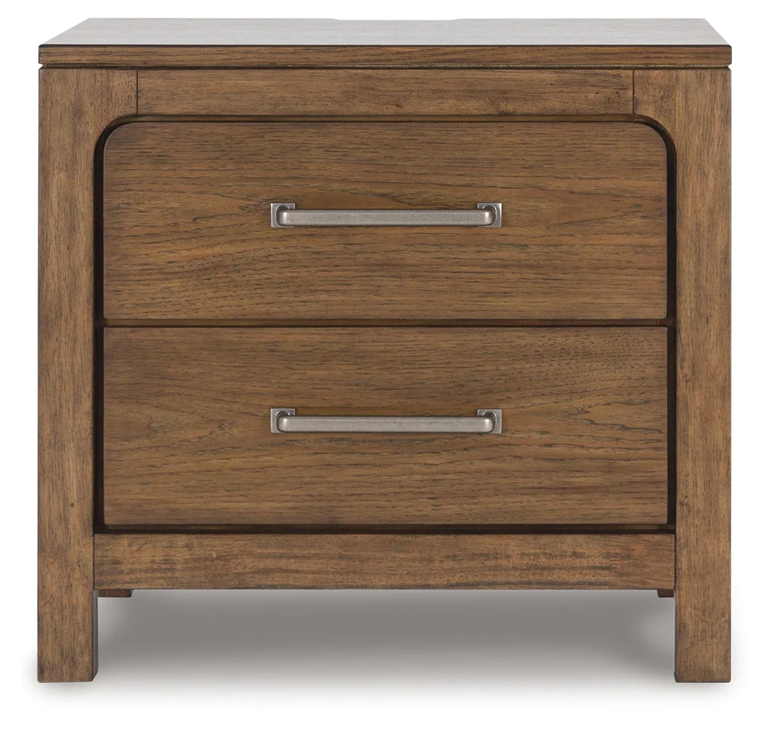 Cabalynn Light Brown Panel Storage Bedroom Set - Image 13