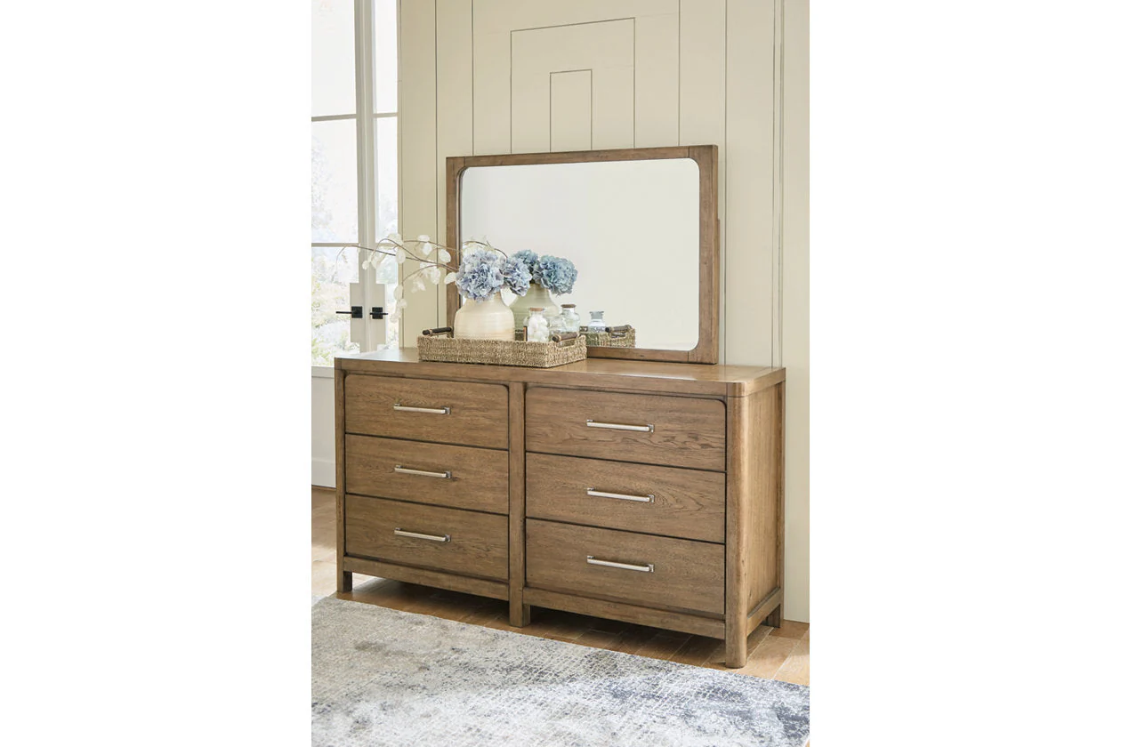 Cabalynn Light Brown Panel Storage Bedroom Set - Image 8