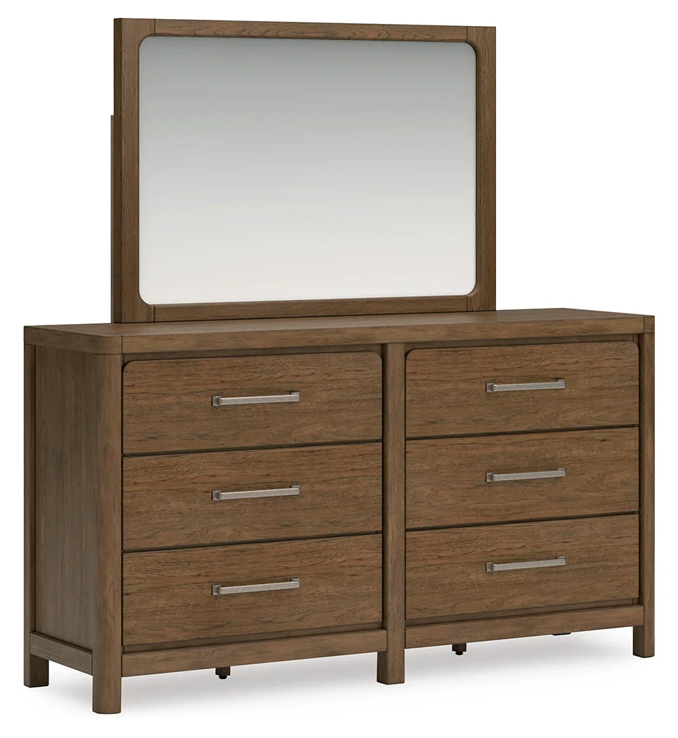 Cabalynn Light Brown Upholstered Panel Bedroom Set - Image 17