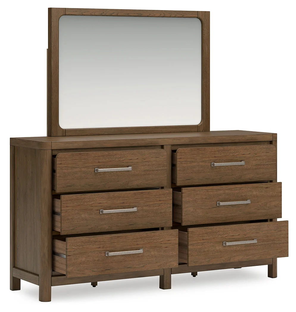 Cabalynn Light Brown Upholstered Panel Bedroom Set - Image 18